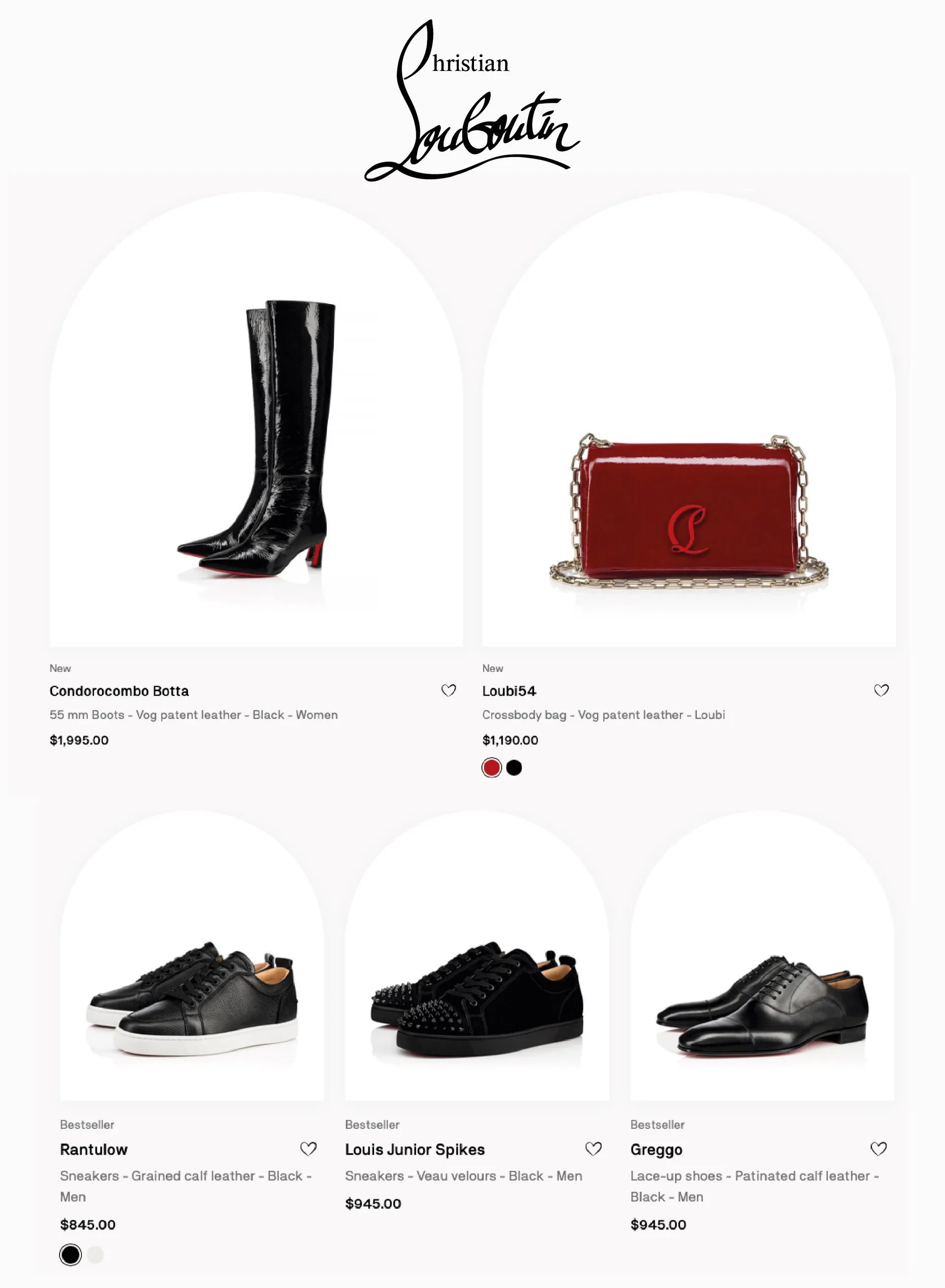Weekly ad Christian Louboutin Sales from December 5 to December 19 2024 - Page 