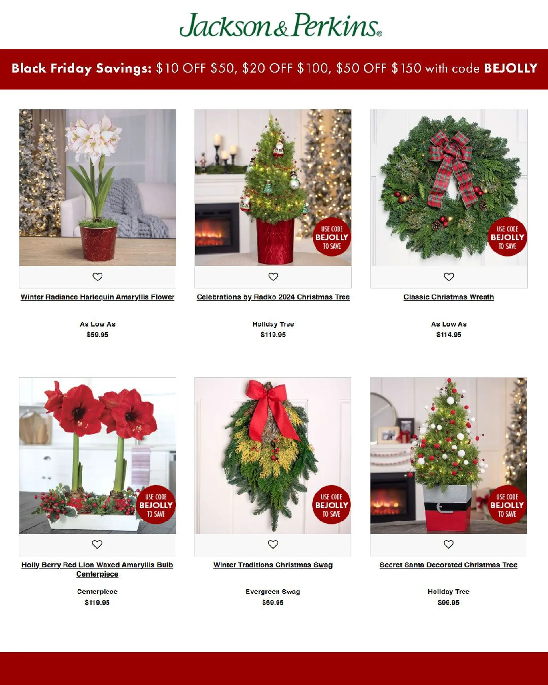 Weekly ad Jackson & Perkins Sales from December 5 to December 19 2024 - Page 