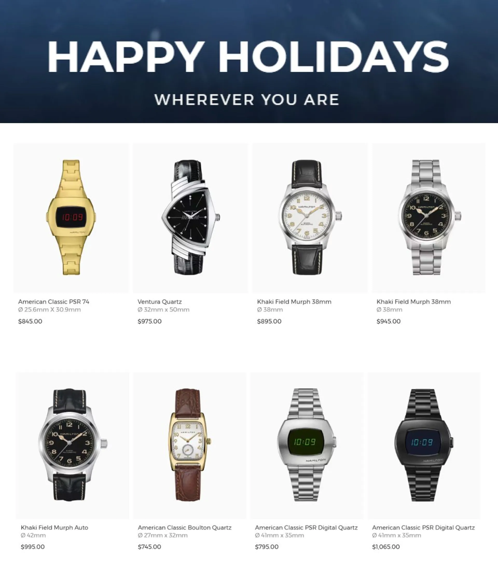 Weekly ad Hamilton Watch Sales from December 5 to December 19 2024 - Page 2