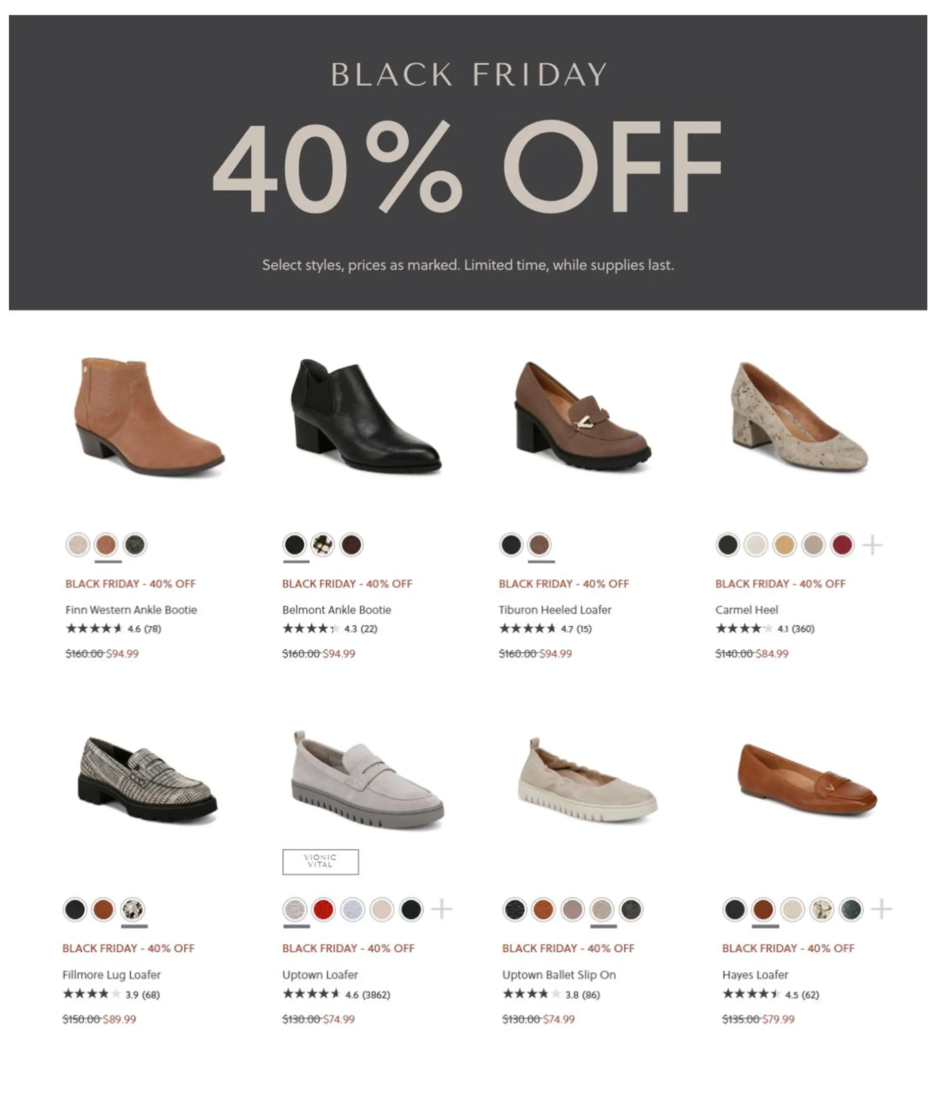 Weekly ad Vionic Shoes Sales from December 5 to December 19 2024 - Page 2