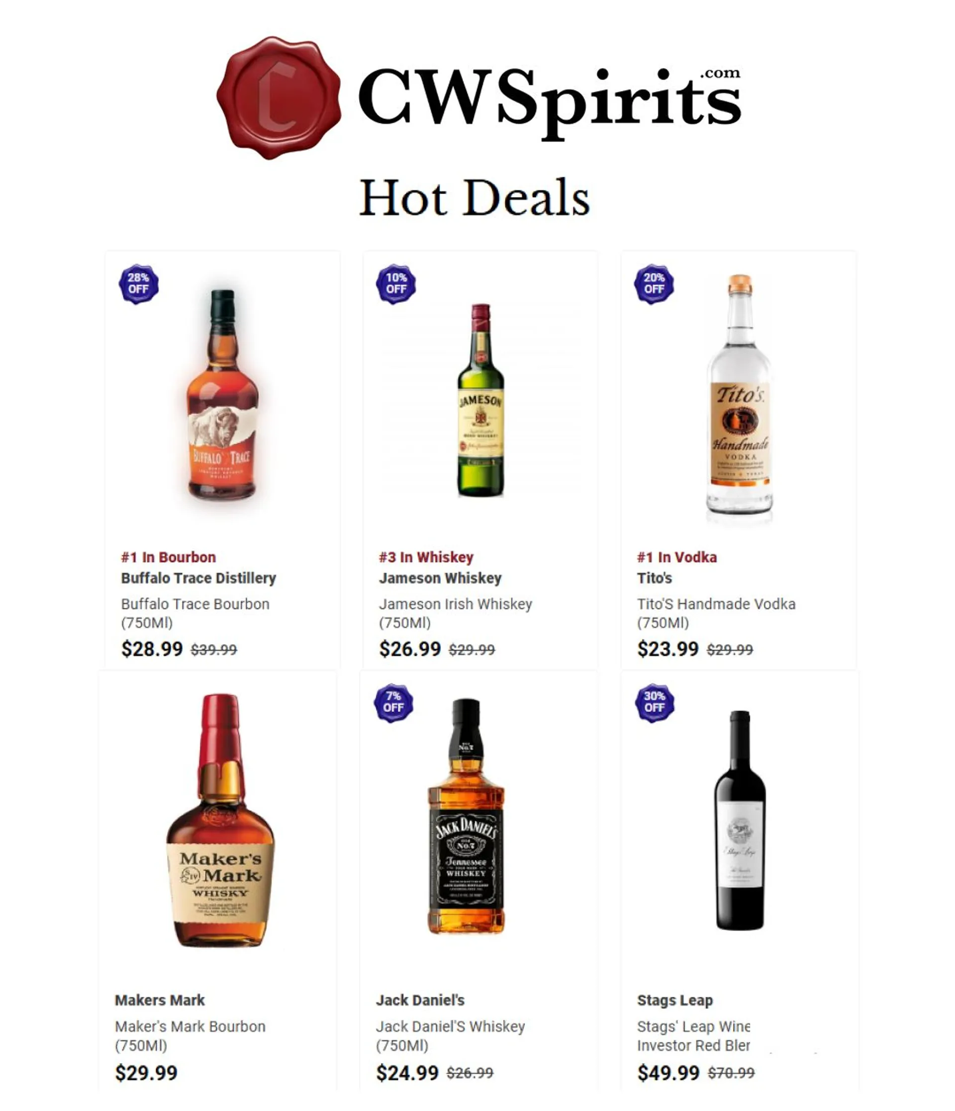 Weekly ad CW Spirits Sales from November 20 to December 5 2024 - Page 