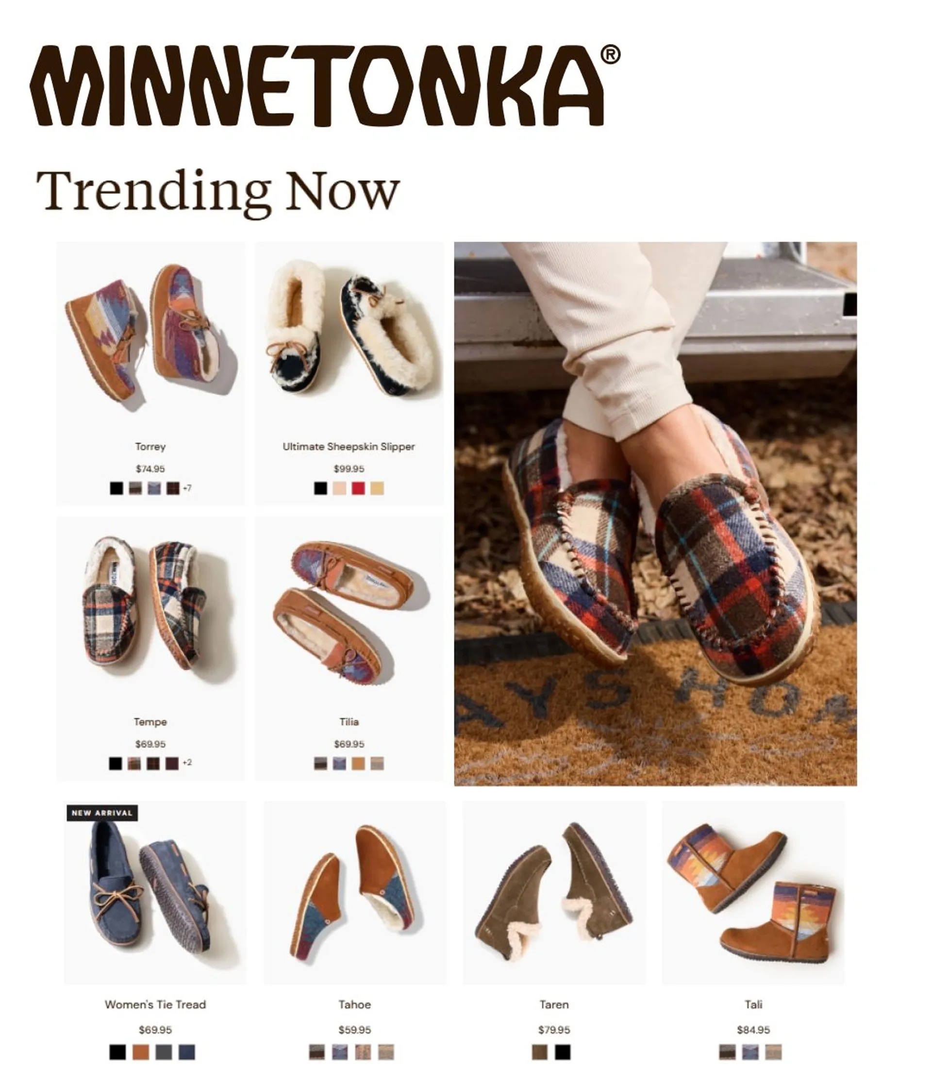 Weekly ad Minnetonka Moccasin Sales from November 20 to December 5 2024 - Page 