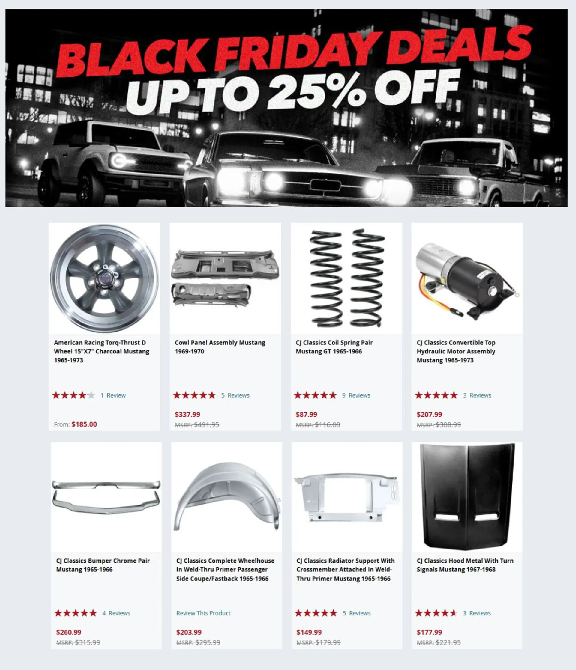 Weekly ad CJ Pony Parts Sales from November 20 to December 5 2024 - Page 