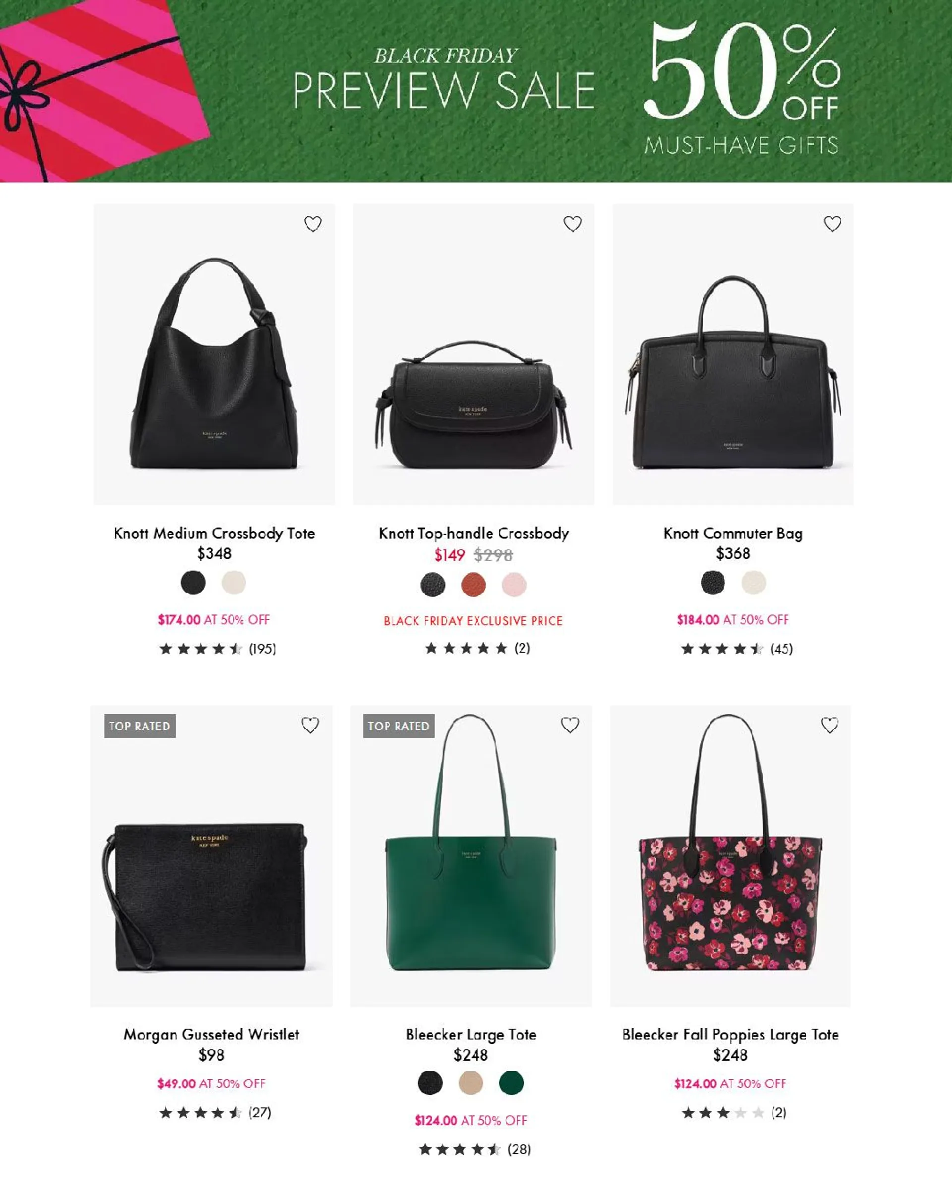 Weekly ad Kate Spade Sales from November 20 to December 5 2024 - Page 