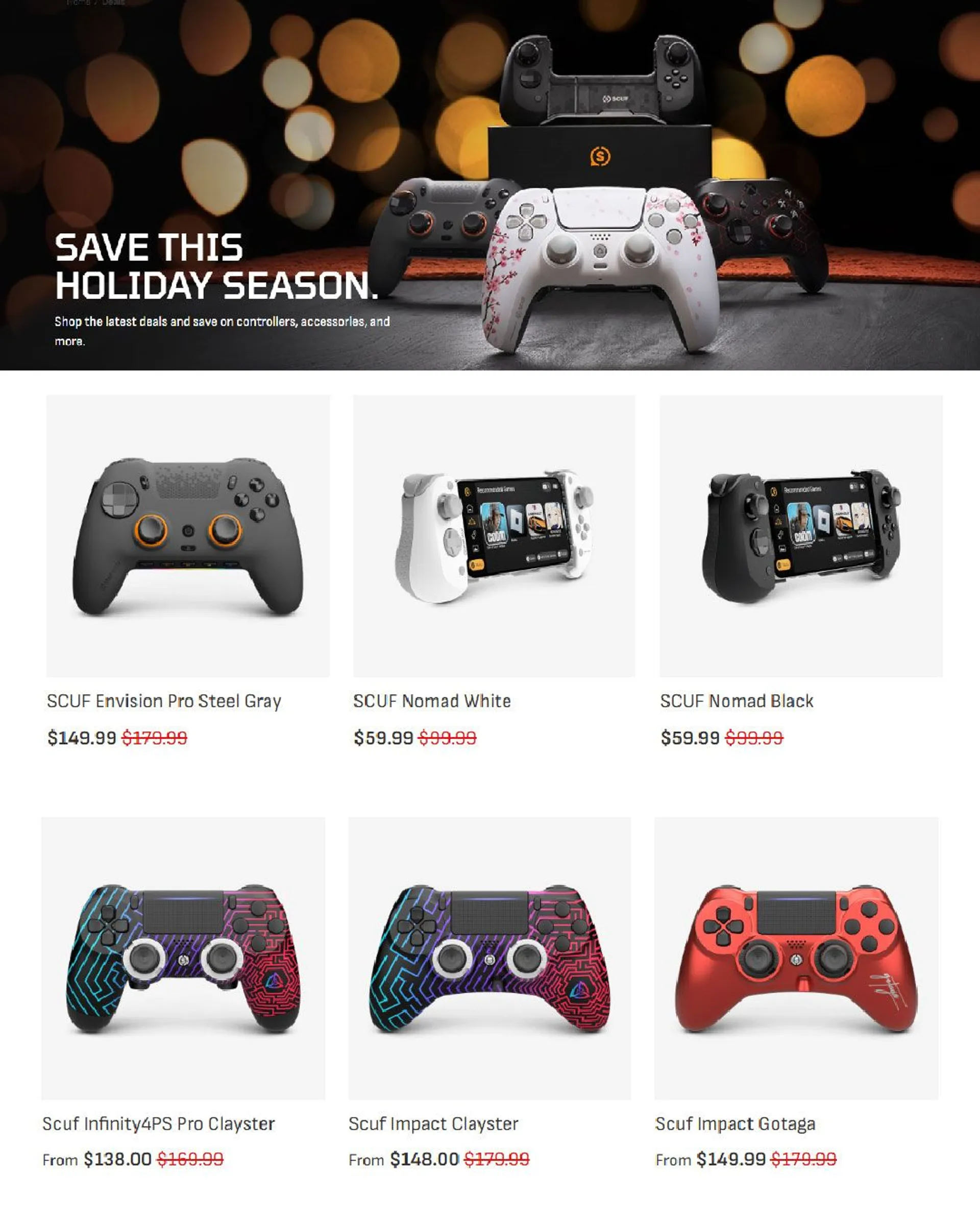 Weekly ad Scuf Gaming Sales from November 20 to December 5 2024 - Page 