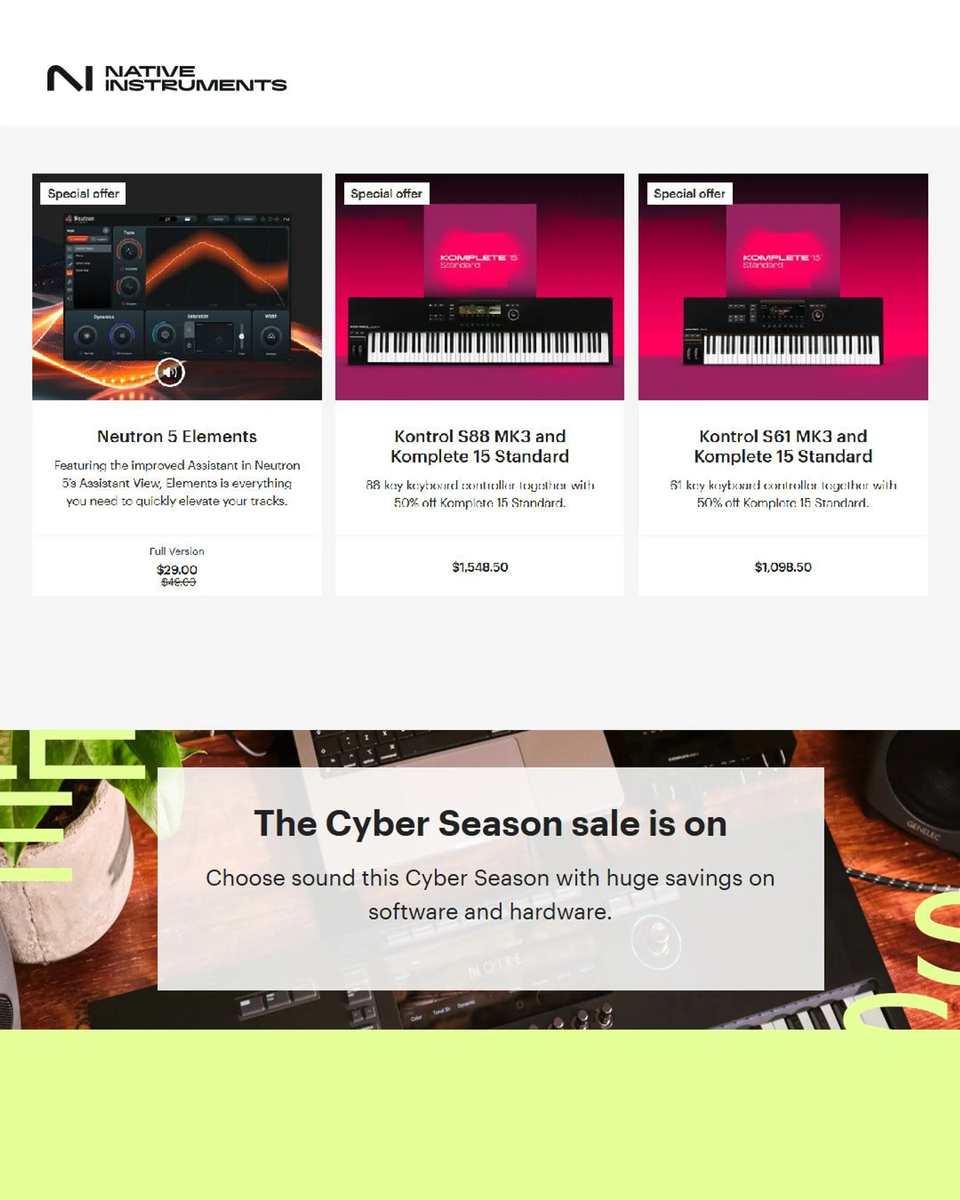 Weekly ad Native Instruments Sales from December 5 to December 19 2024 - Page 2