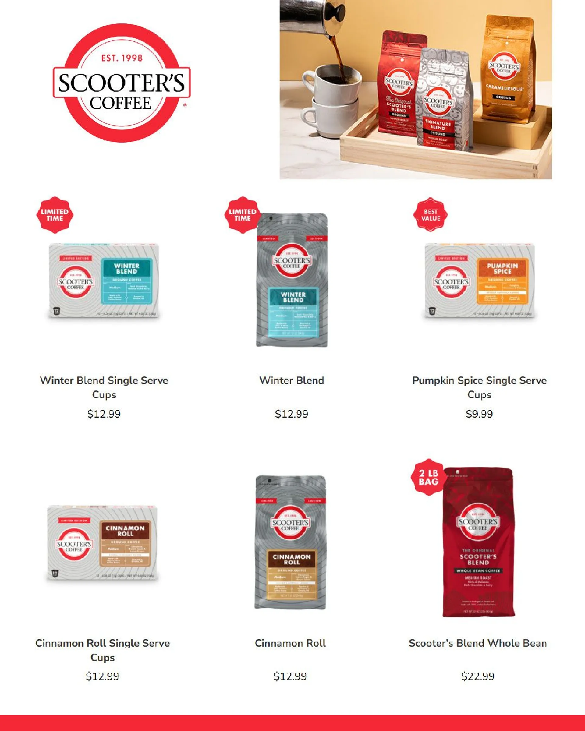 Weekly ad Scooter's Coffee Sales from November 20 to December 5 2024 - Page 