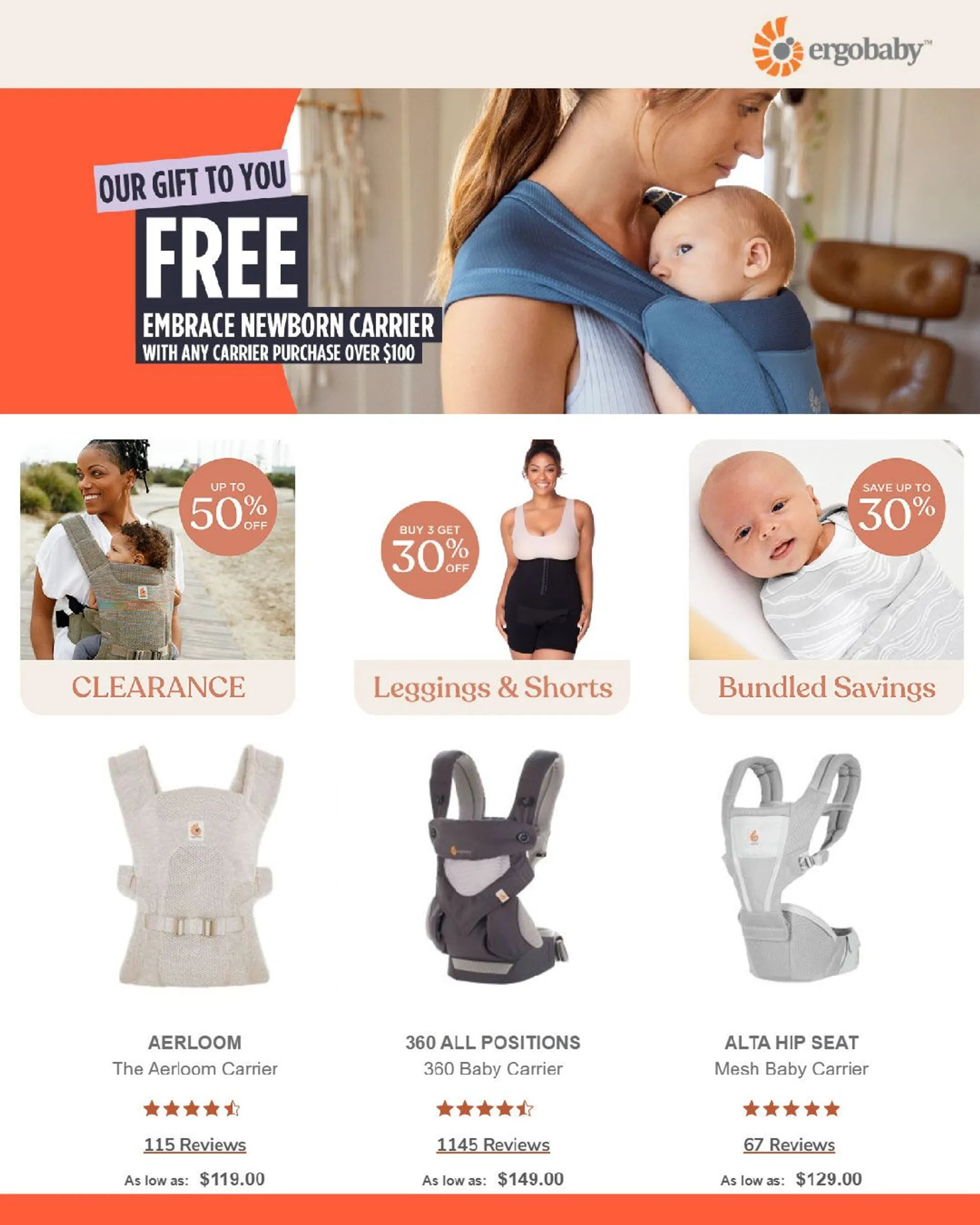 Weekly ad Ergobaby Sales from November 20 to December 5 2024 - Page 