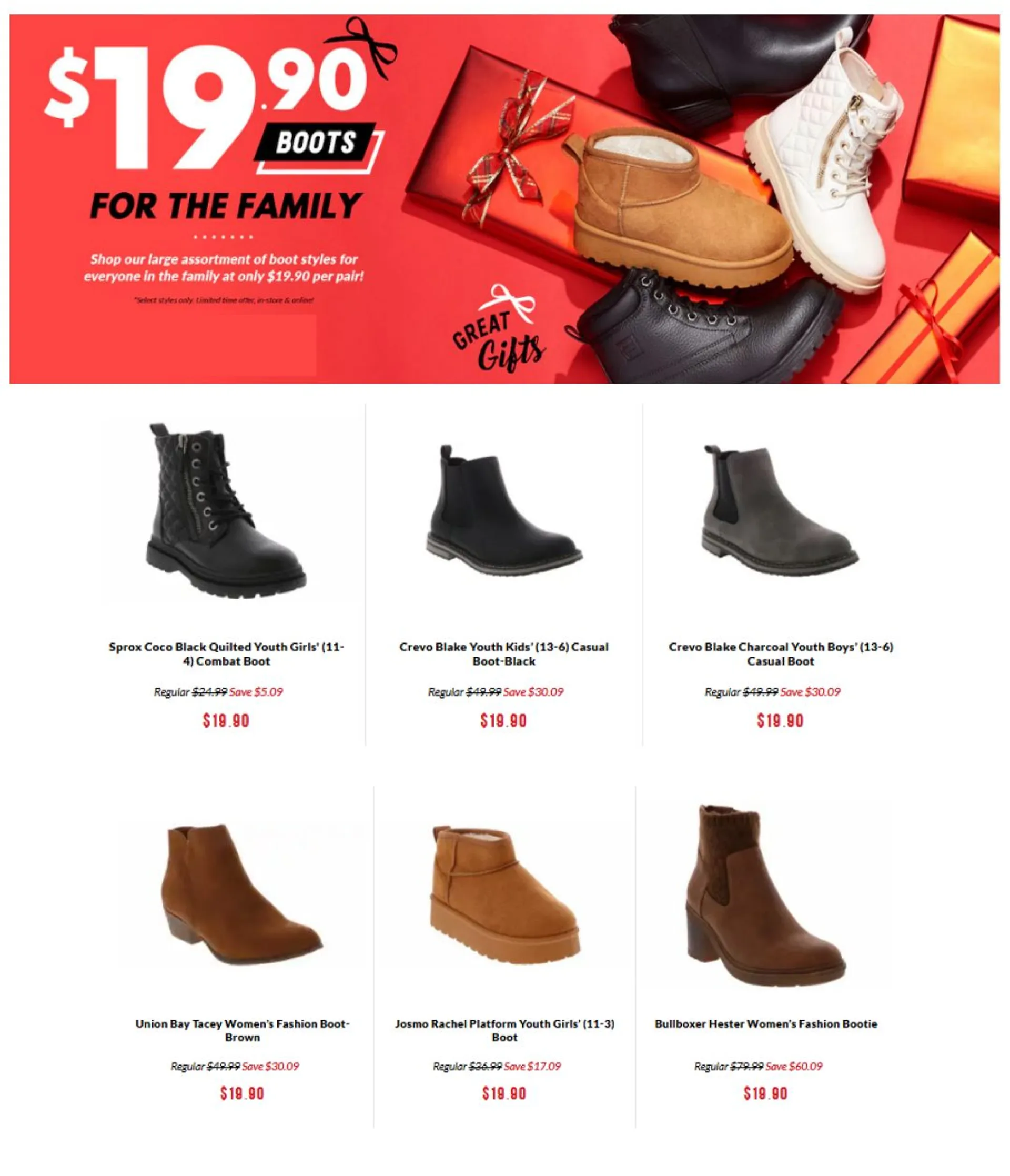 Weekly ad Shoe Sensation Sales from December 5 to December 19 2024 - Page 2