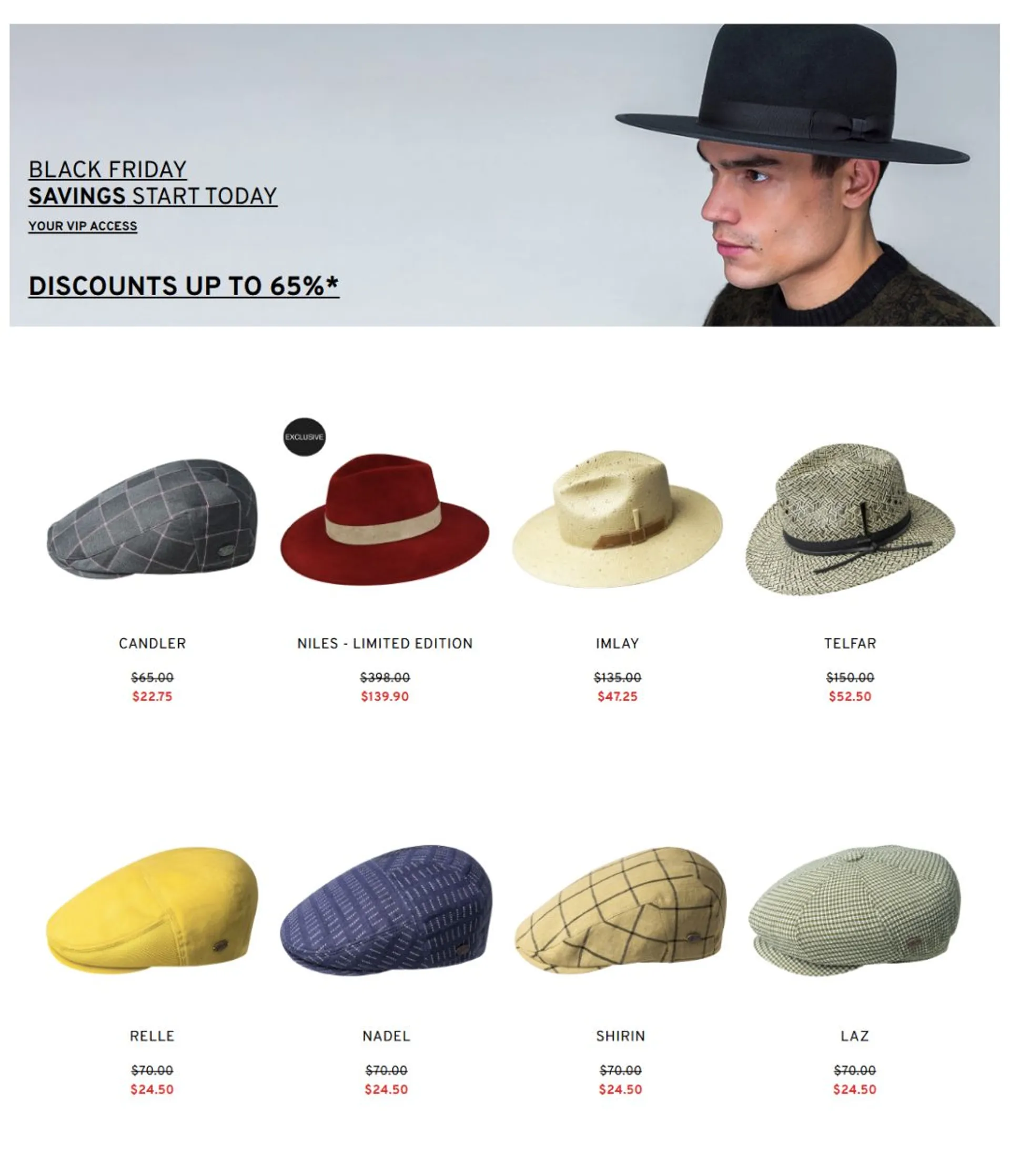 Weekly ad Bailey Hats Sales from December 5 to December 19 2024 - Page 2