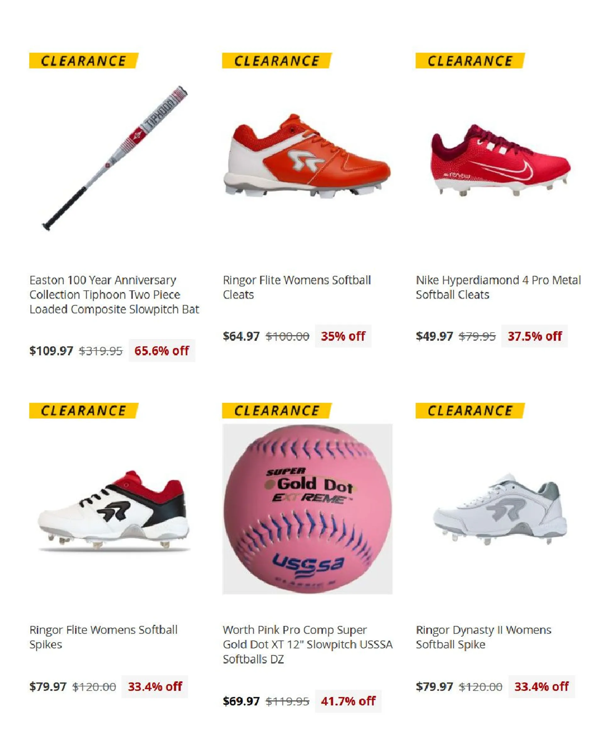 Weekly ad Softball.com Sales from November 20 to December 5 2024 - Page 