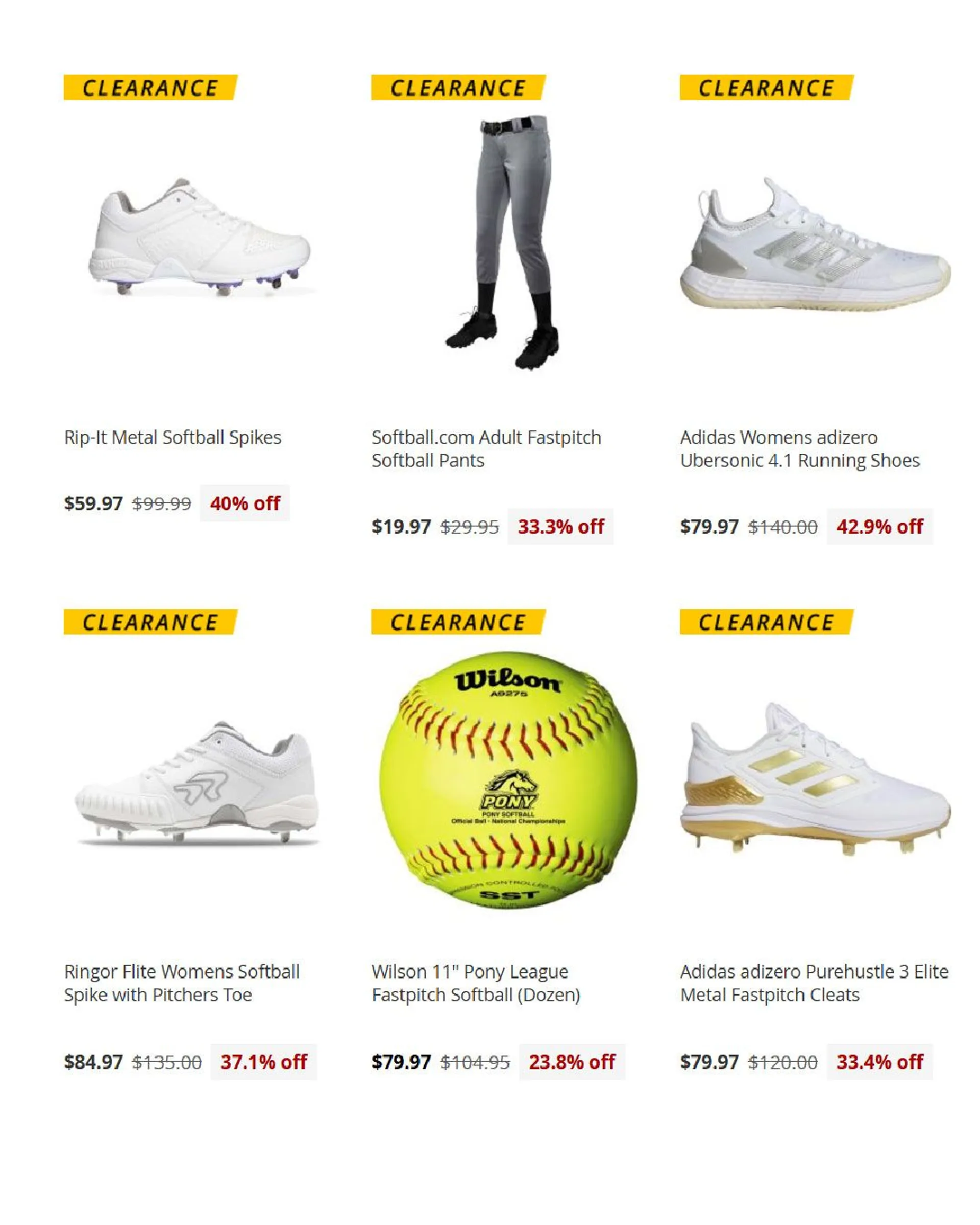 Weekly ad Softball.com Sales from December 5 to December 19 2024 - Page 2