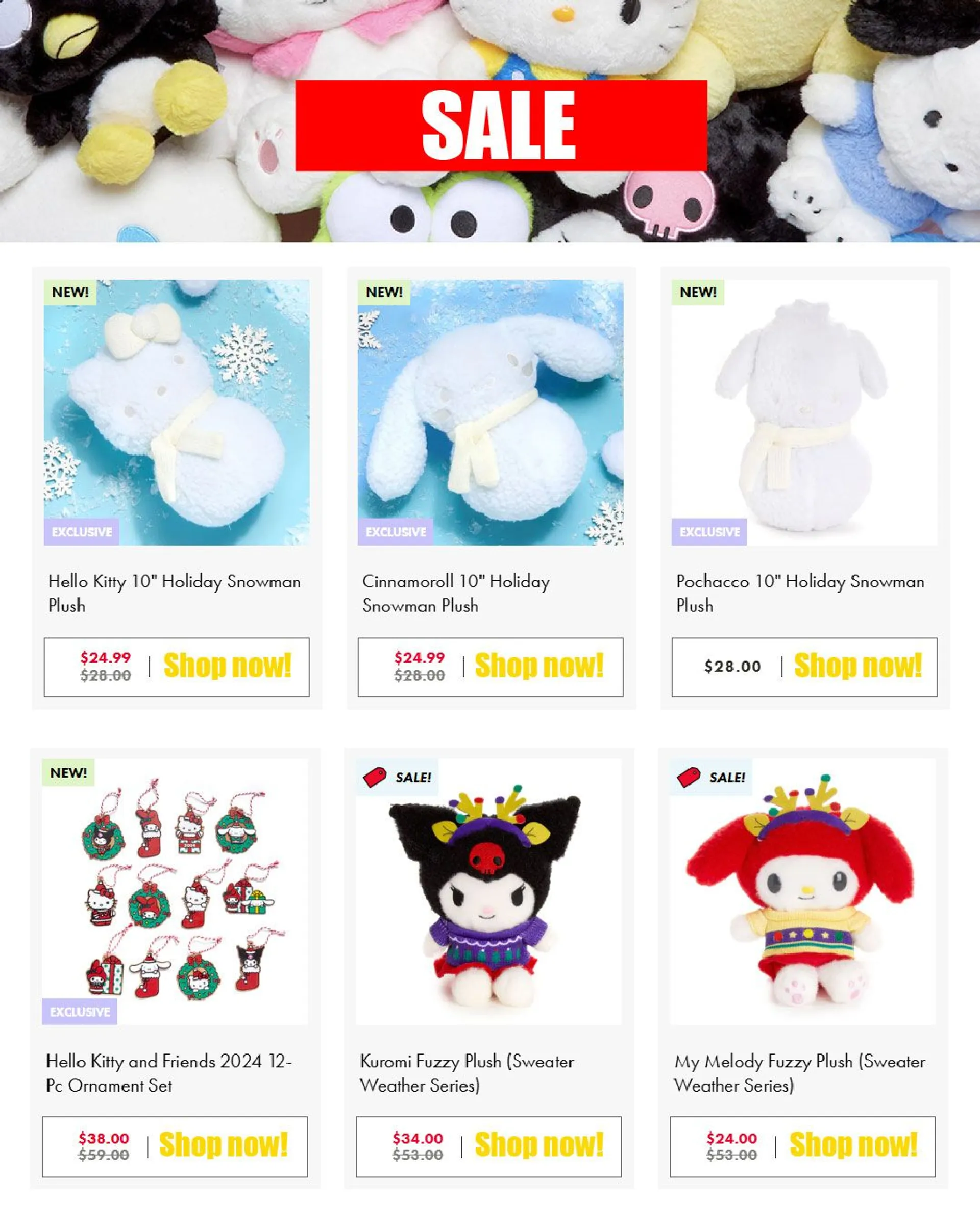 Weekly ad Sanrio Sales from November 20 to December 5 2024 - Page 