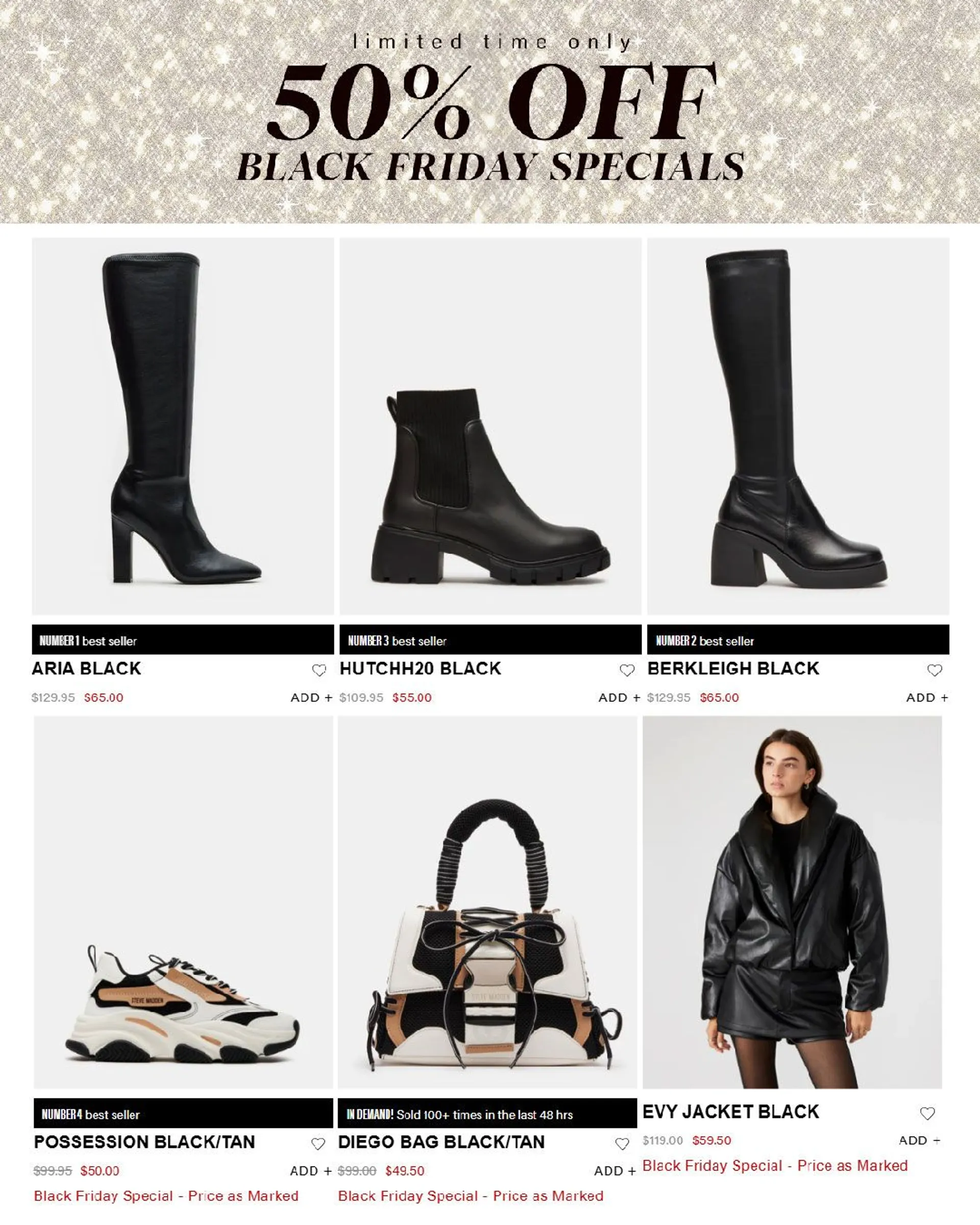 Weekly ad Steve Madden Sales from November 20 to December 5 2024 - Page 