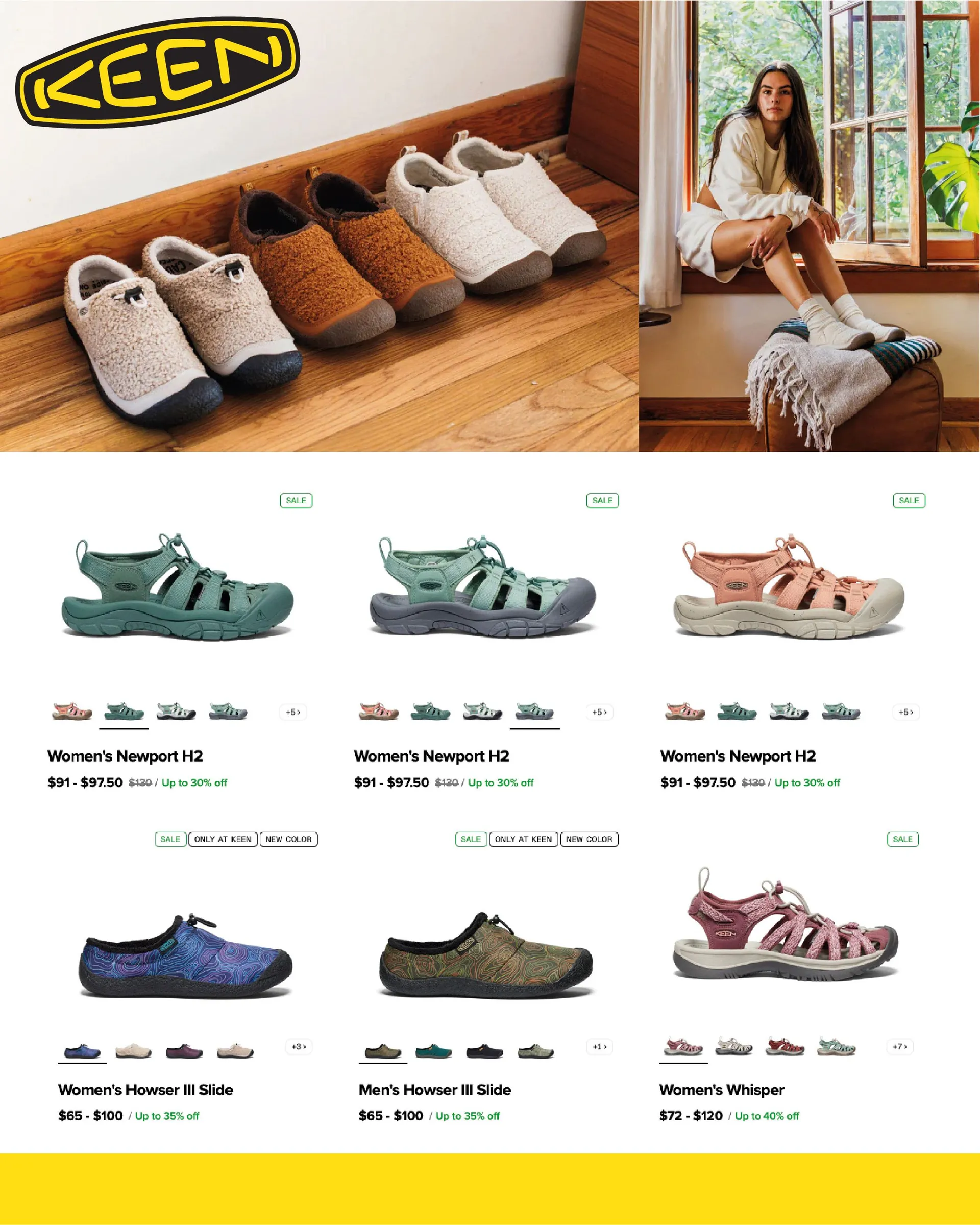 Weekly ad KEEN Footwear Sales from November 20 to December 5 2024 - Page 