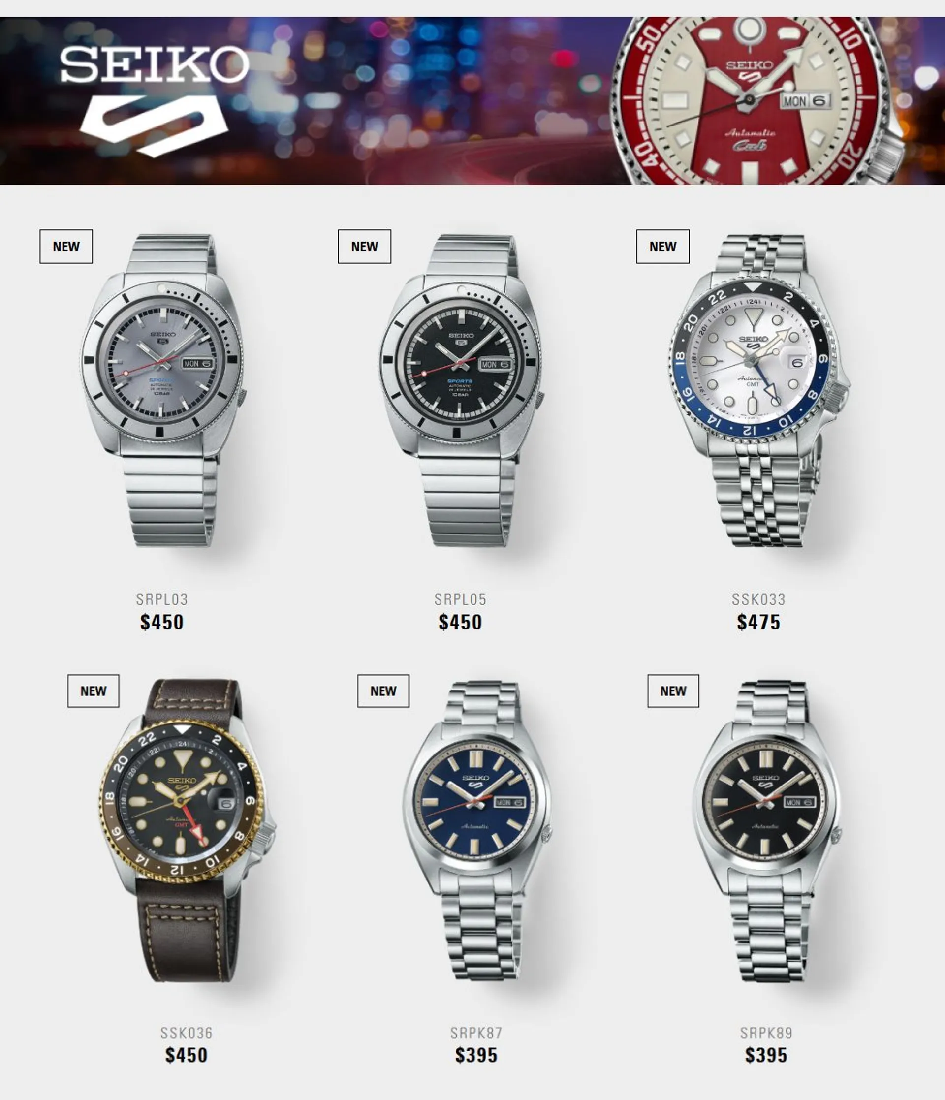 Weekly ad Seiko USA Sales from November 20 to December 5 2024 - Page 