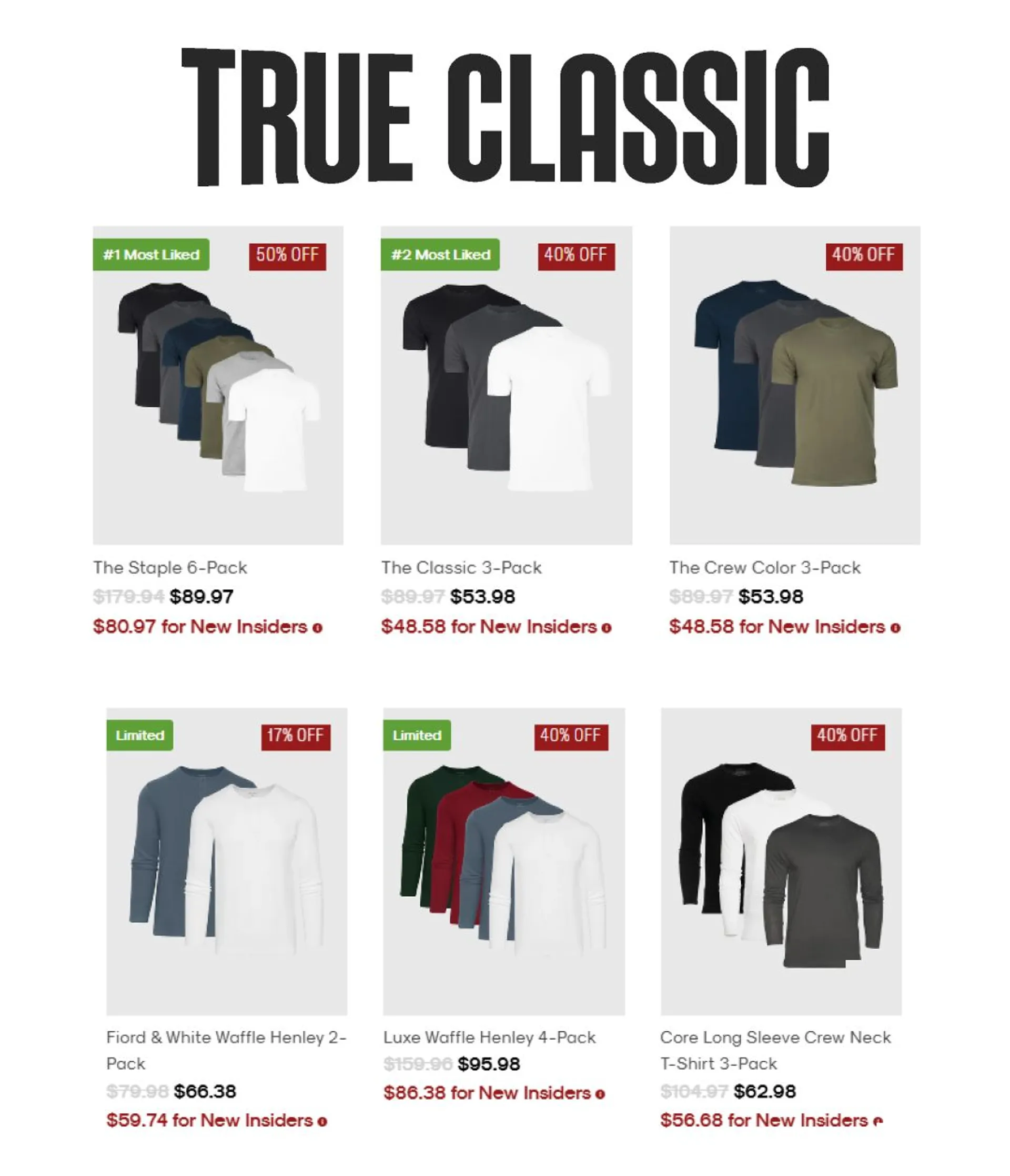 Weekly ad True Classic Sales from November 20 to December 5 2024 - Page 