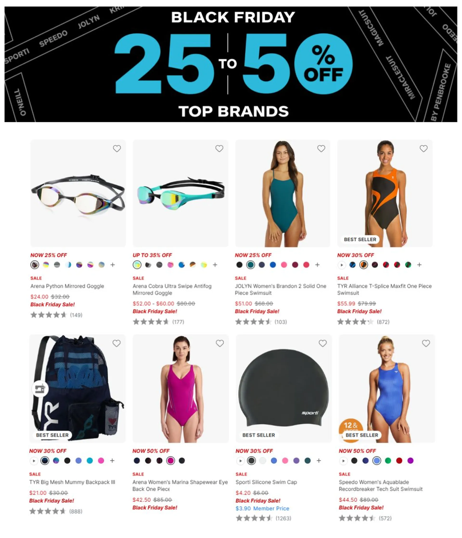 Weekly ad SwimOutlet Sales from November 20 to December 5 2024 - Page 