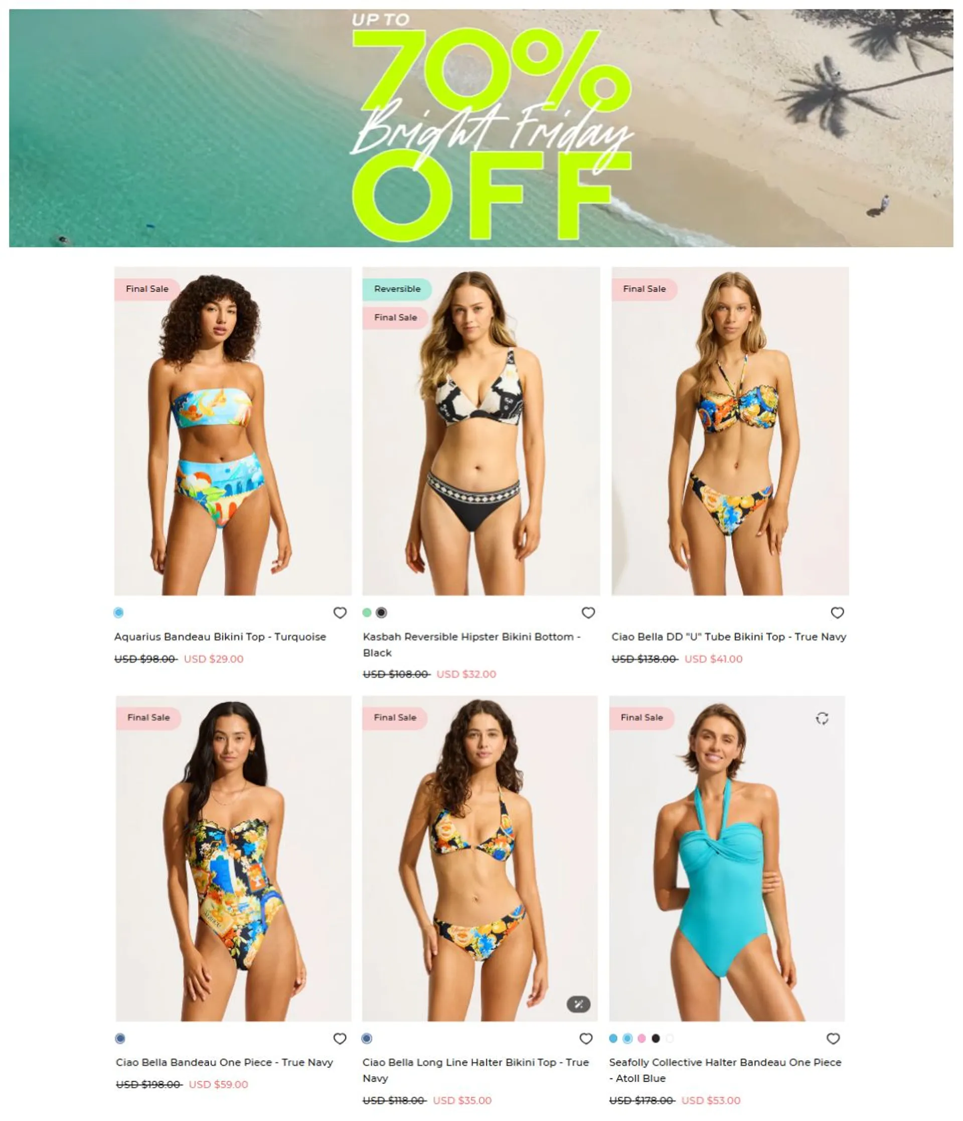 Weekly ad Seafolly Sales from November 20 to December 5 2024 - Page 