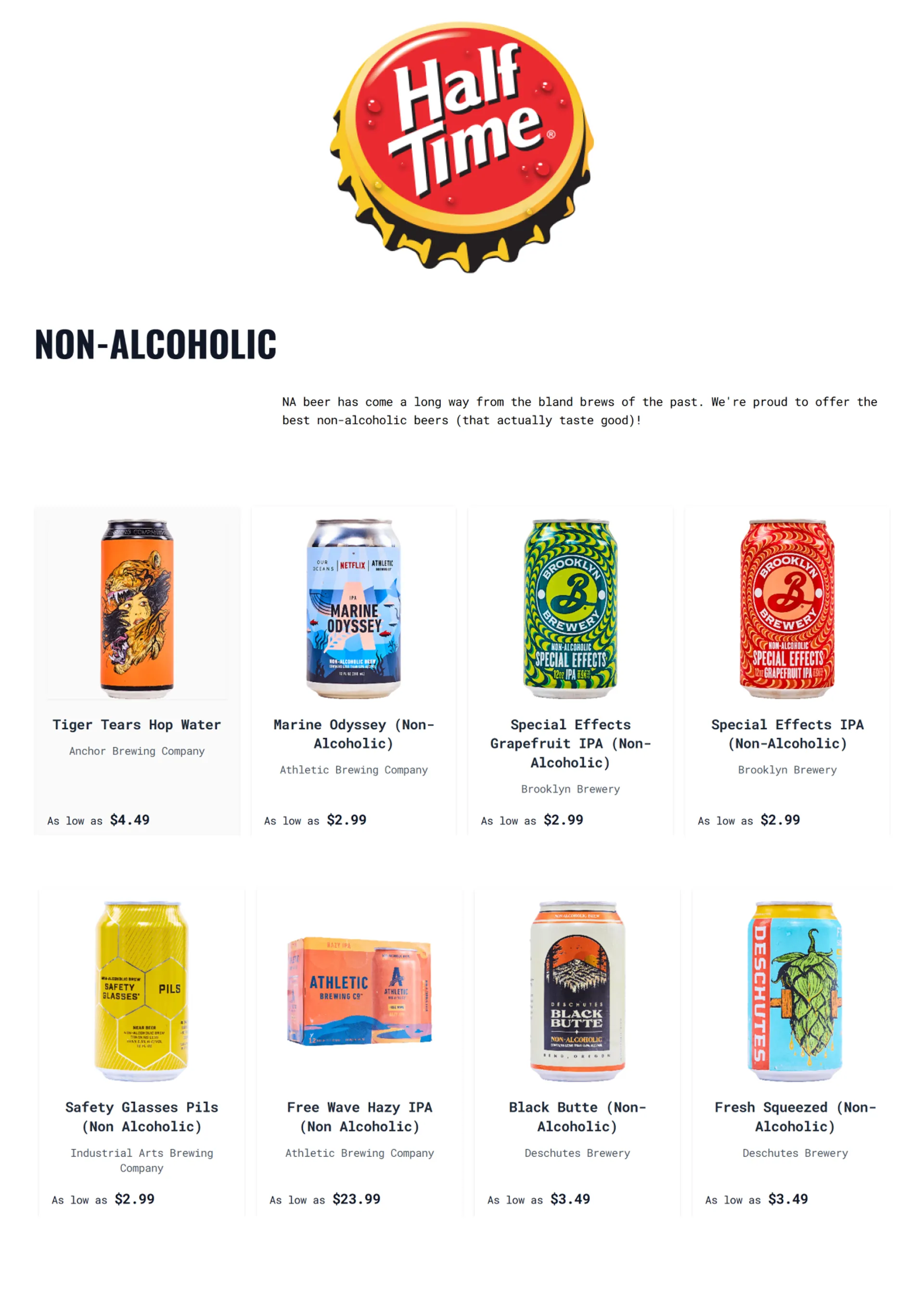 Weekly ad Halftime Beverage Sales from December 5 to December 19 2024 - Page 
