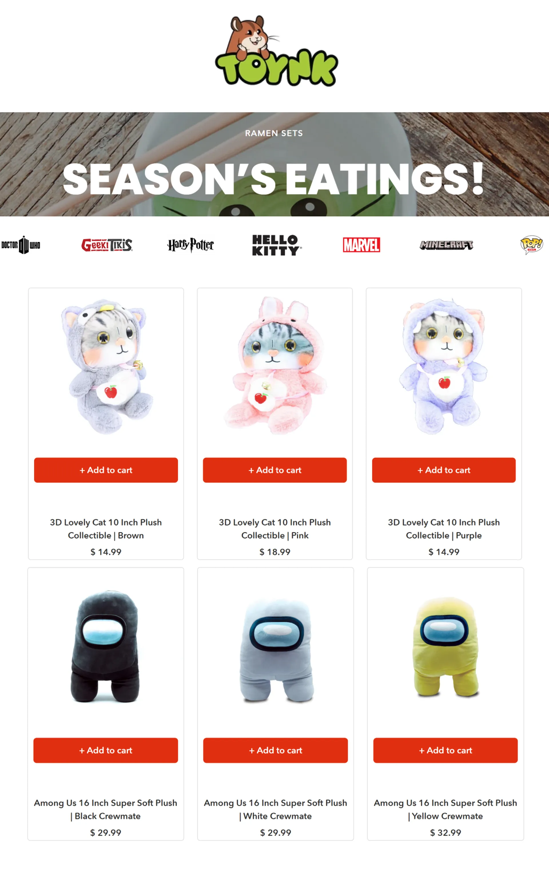 Weekly ad Toynk Toys Sales from December 5 to December 19 2024 - Page 