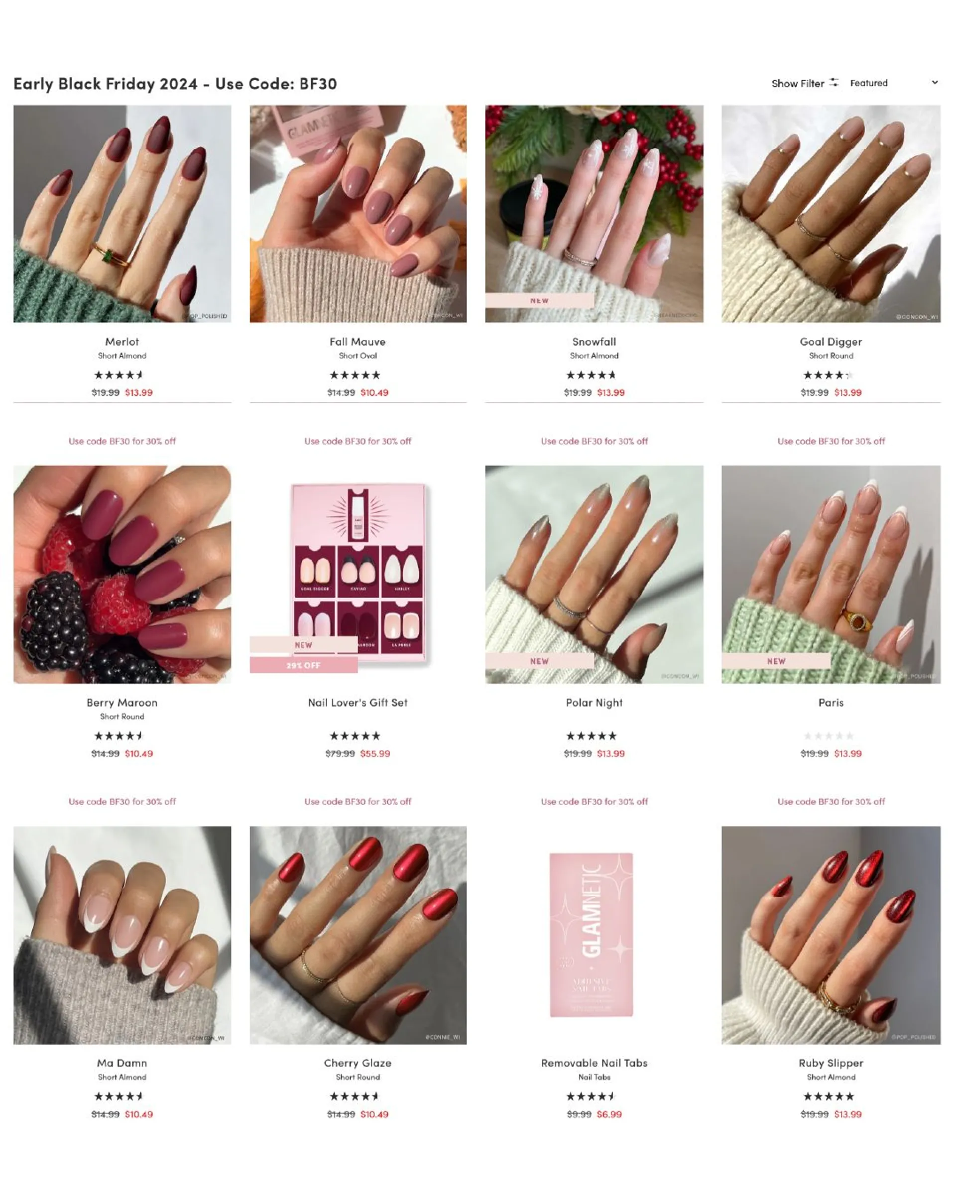 Weekly ad Glamnetic Sales from December 5 to December 19 2024 - Page 