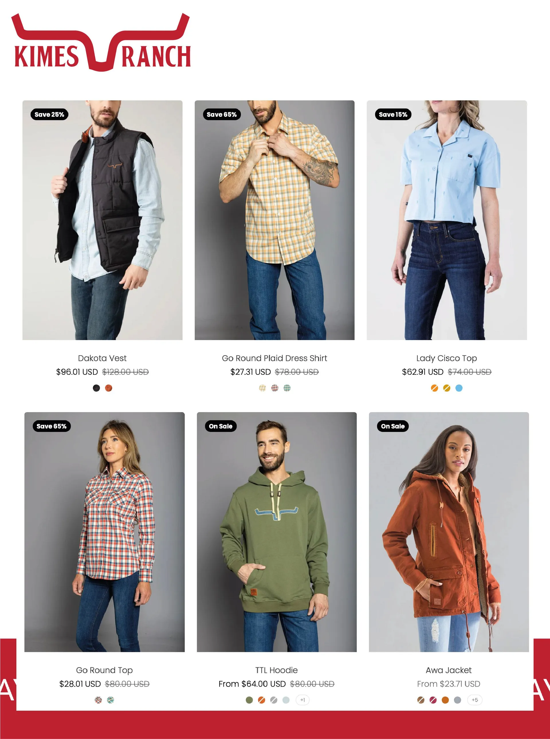 Weekly ad Kimes Ranch Jeans Sales from December 5 to December 19 2024 - Page 