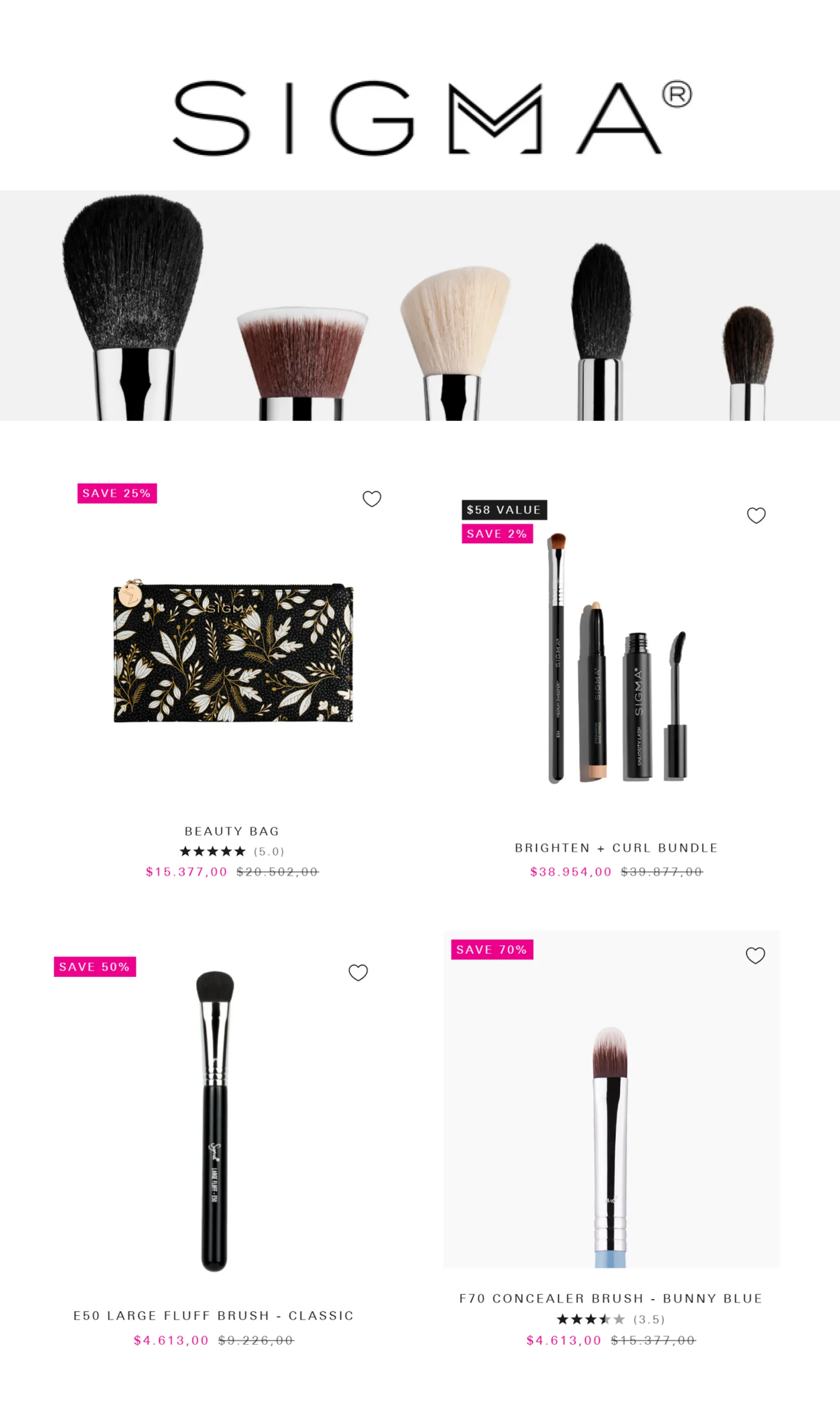 Weekly ad Sigma Beauty Sales from December 5 to December 19 2024 - Page 1