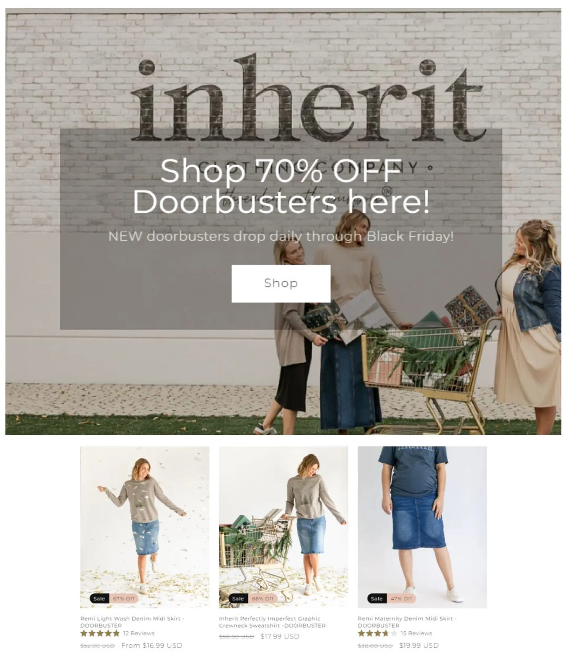 Weekly ad Inherit Clothing Company Sales from December 5 to December 19 2024 - Page 