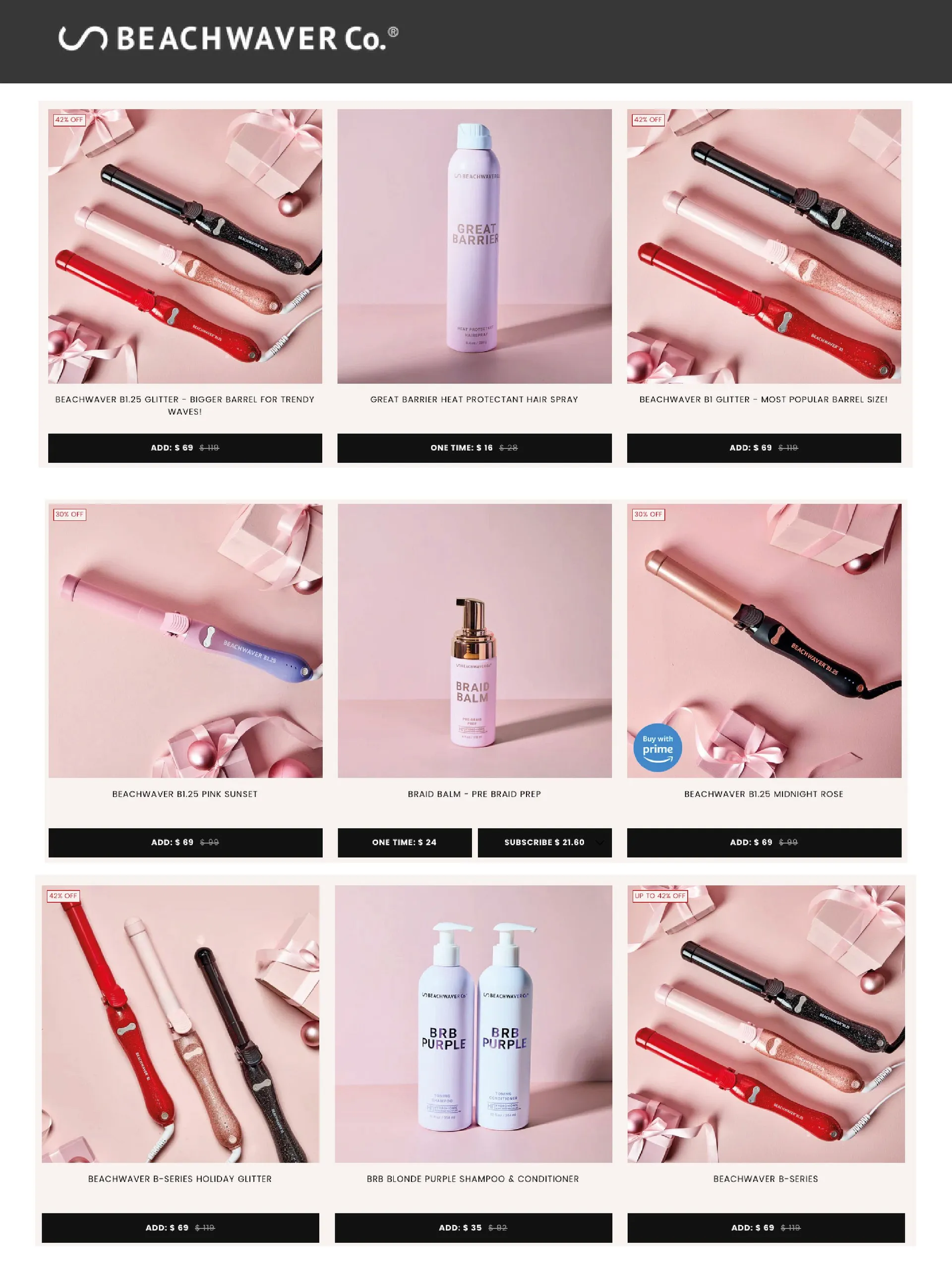 Weekly ad Beachwaver Sales from December 5 to December 19 2024 - Page 