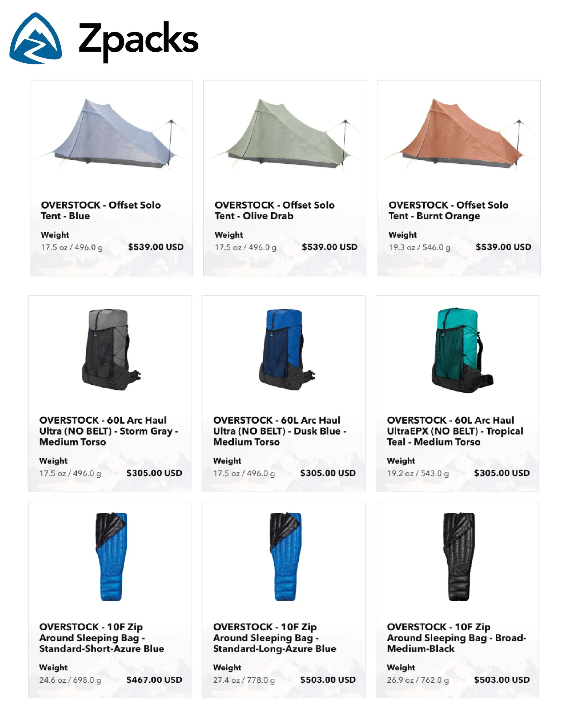 Weekly ad Zpacks Sales from December 5 to December 19 2024 - Page 