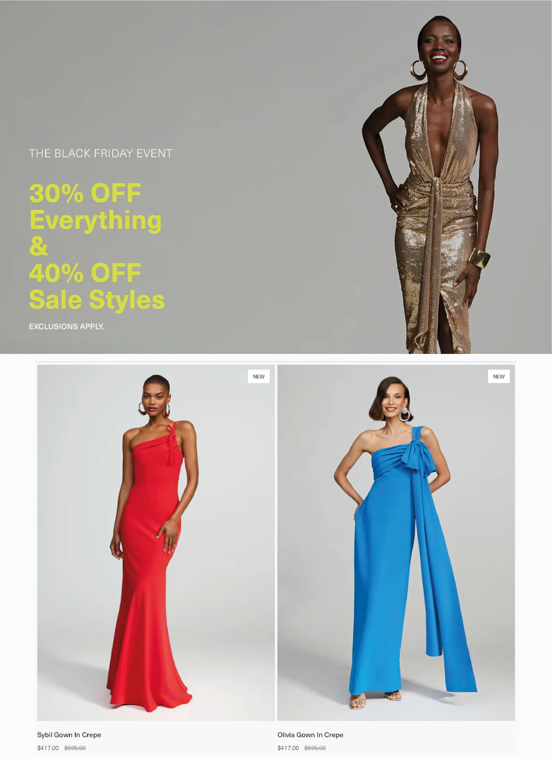 Weekly ad Halston Sales from December 5 to December 19 2024 - Page 1