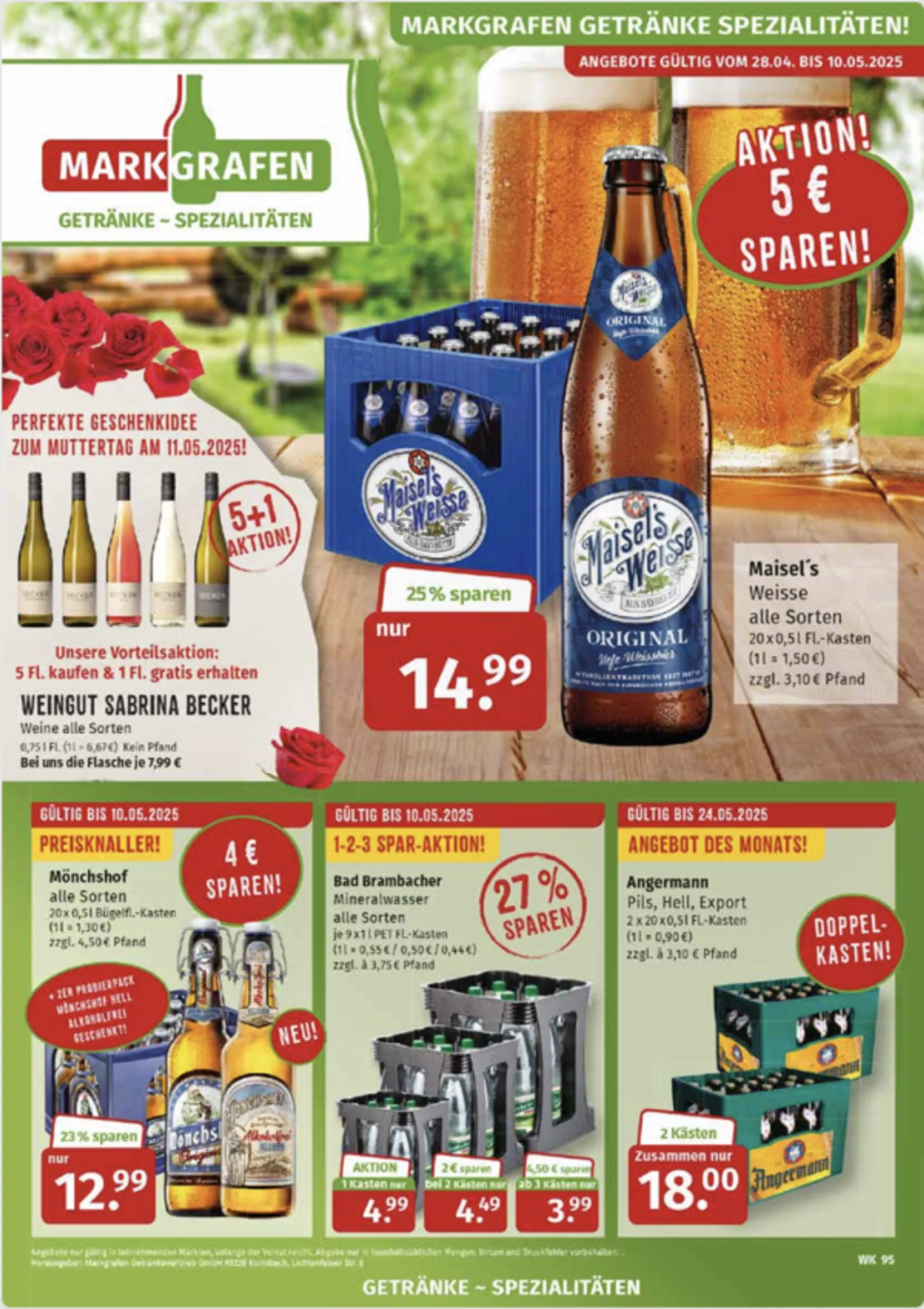 Markgrafen Prospekte Region Kulmbach von 26. Mai bis 31. Mai 2025 - Prospekt seite 1