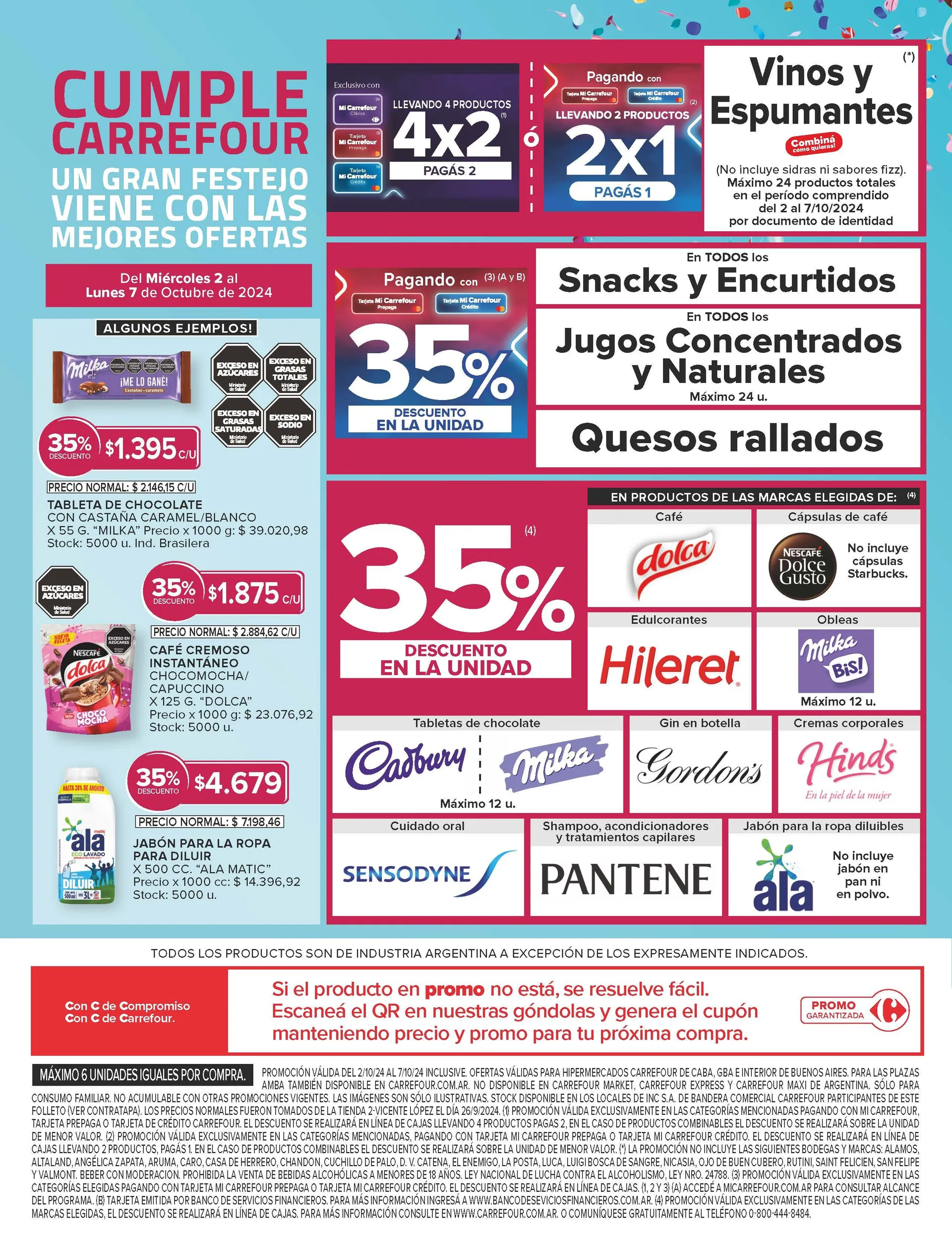 Ofertas de Carrefour Descuentos semanales 2 de octubre al 7 de octubre 2024 - Página 6 del catálogo