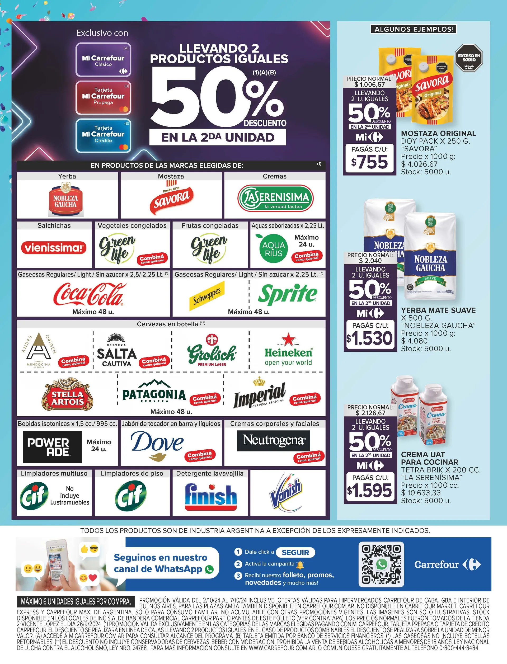 Ofertas de Carrefour Descuentos semanales 2 de octubre al 7 de octubre 2024 - Página 7 del catálogo