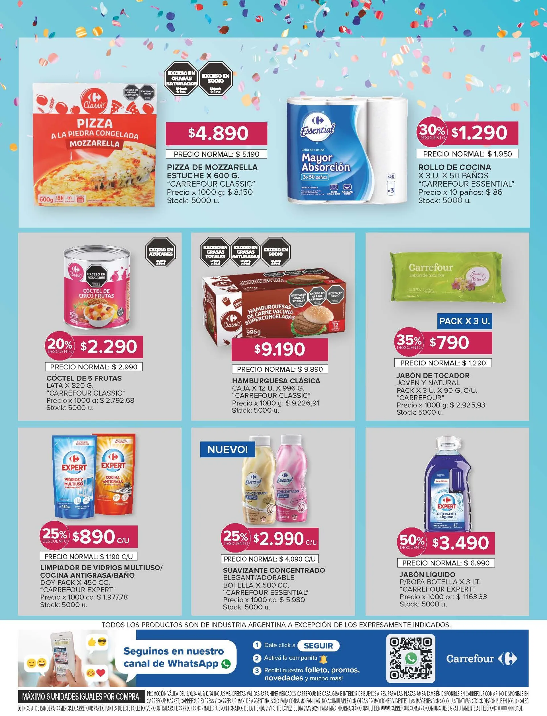 Ofertas de Carrefour Descuentos semanales 2 de octubre al 7 de octubre 2024 - Página 10 del catálogo