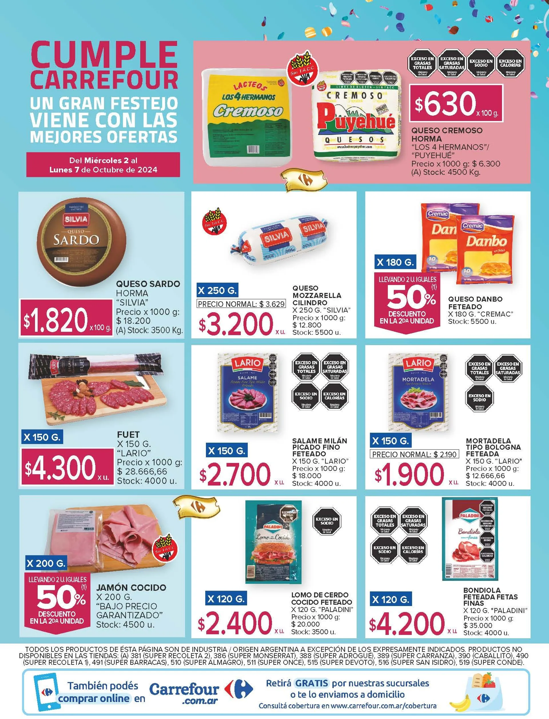 Ofertas de Carrefour Descuentos semanales 2 de octubre al 7 de octubre 2024 - Página 14 del catálogo