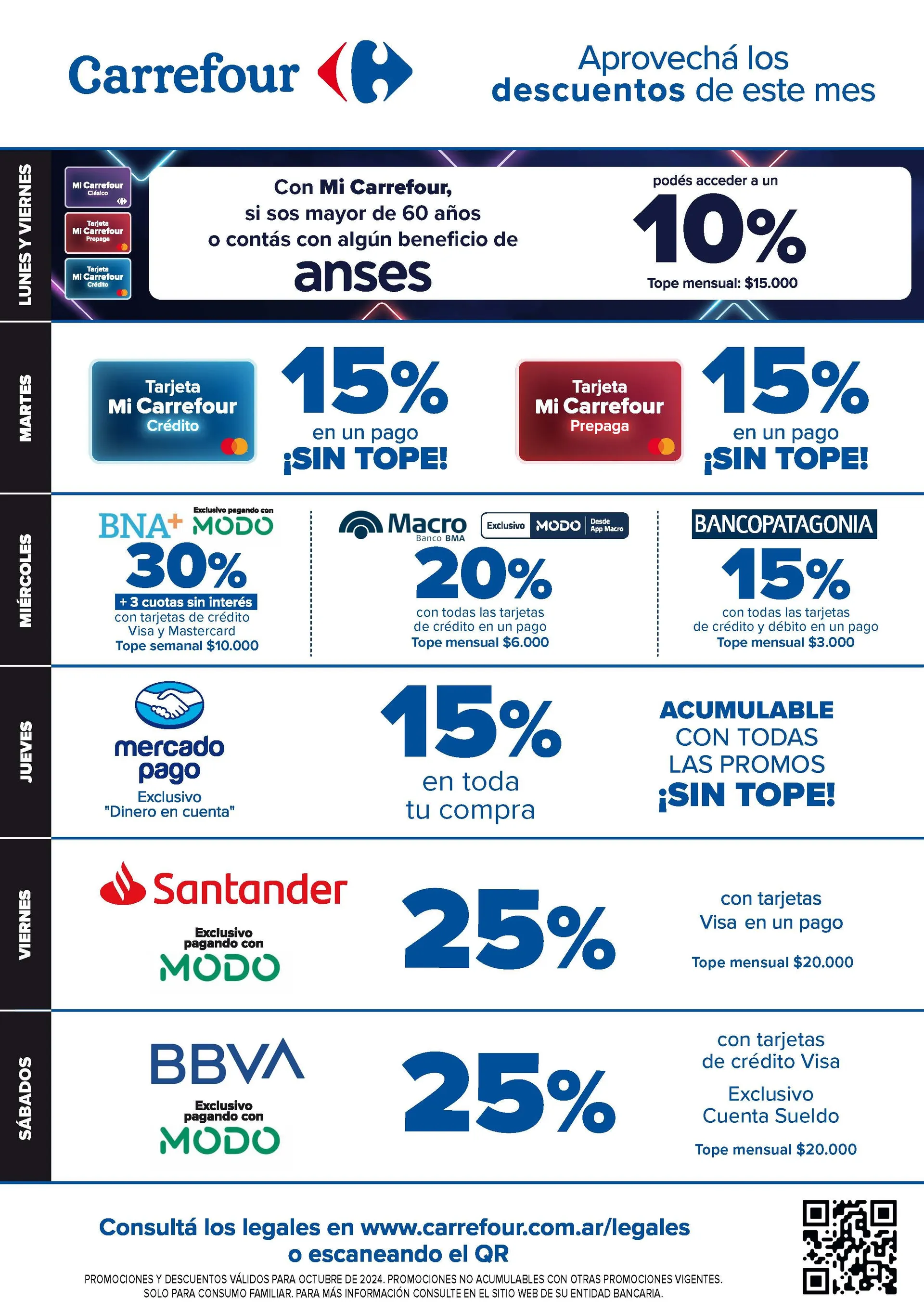 Ofertas de Carrefour Descuentos semanales 2 de octubre al 7 de octubre 2024 - Página 27 del catálogo