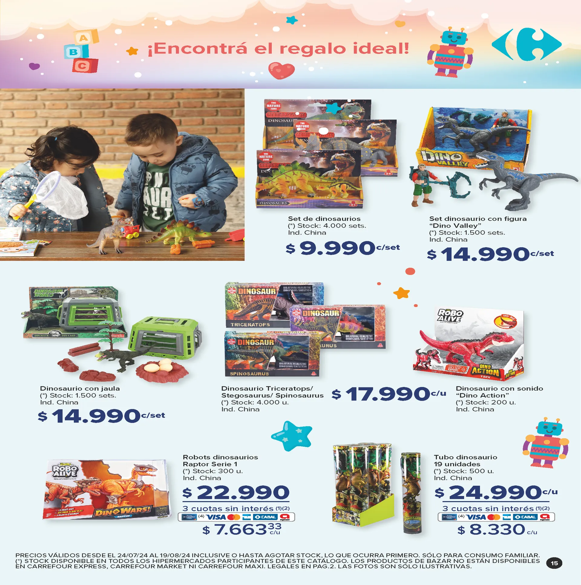 Ofertas de Carrefour Dia de la niñez Hiper 24 de julio al 19 de agosto 2024 - Página 15 del catálogo