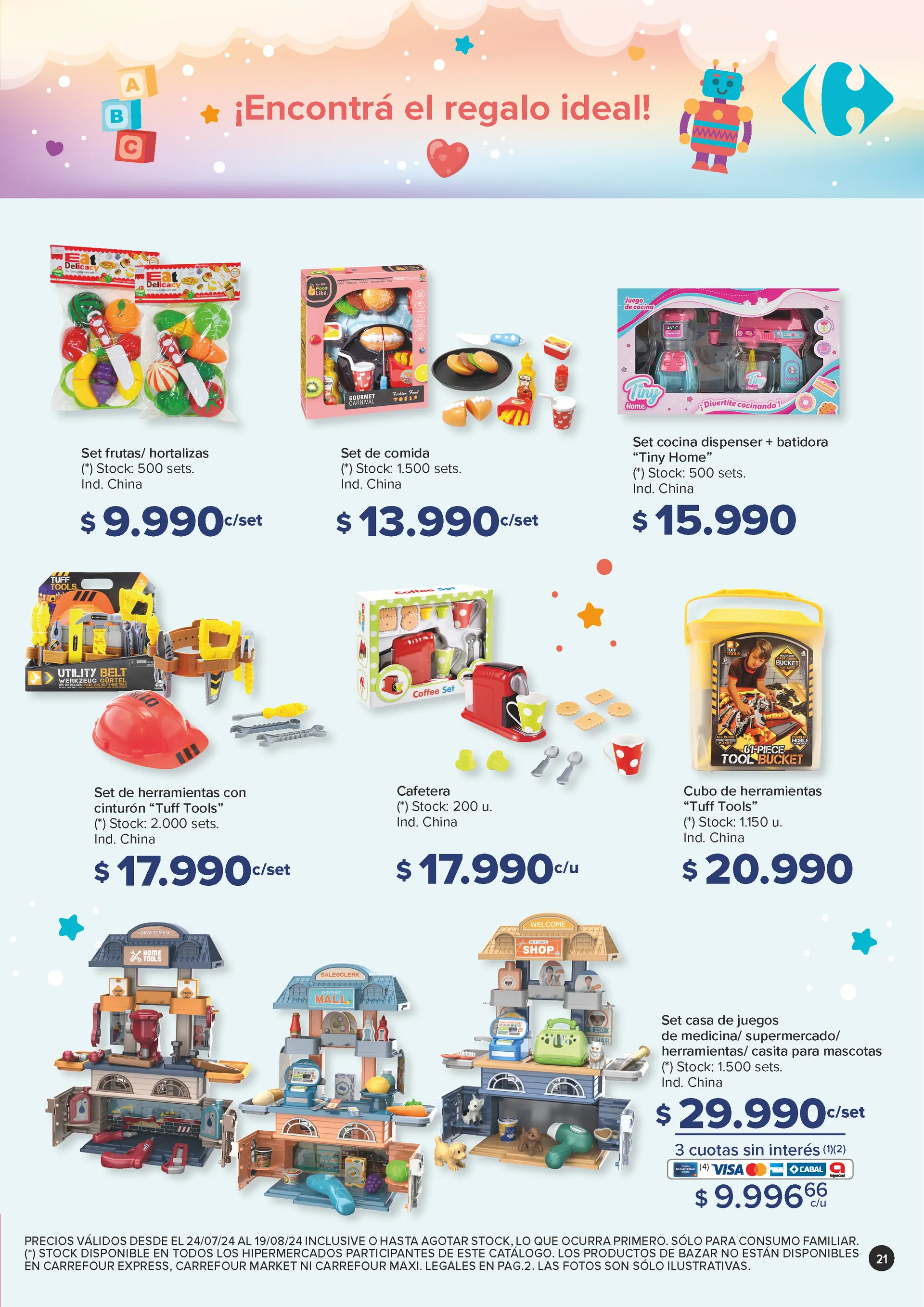 Ofertas de Carrefour Dia de la niñez Hiper 24 de julio al 19 de agosto 2024 - Página 21 del catálogo