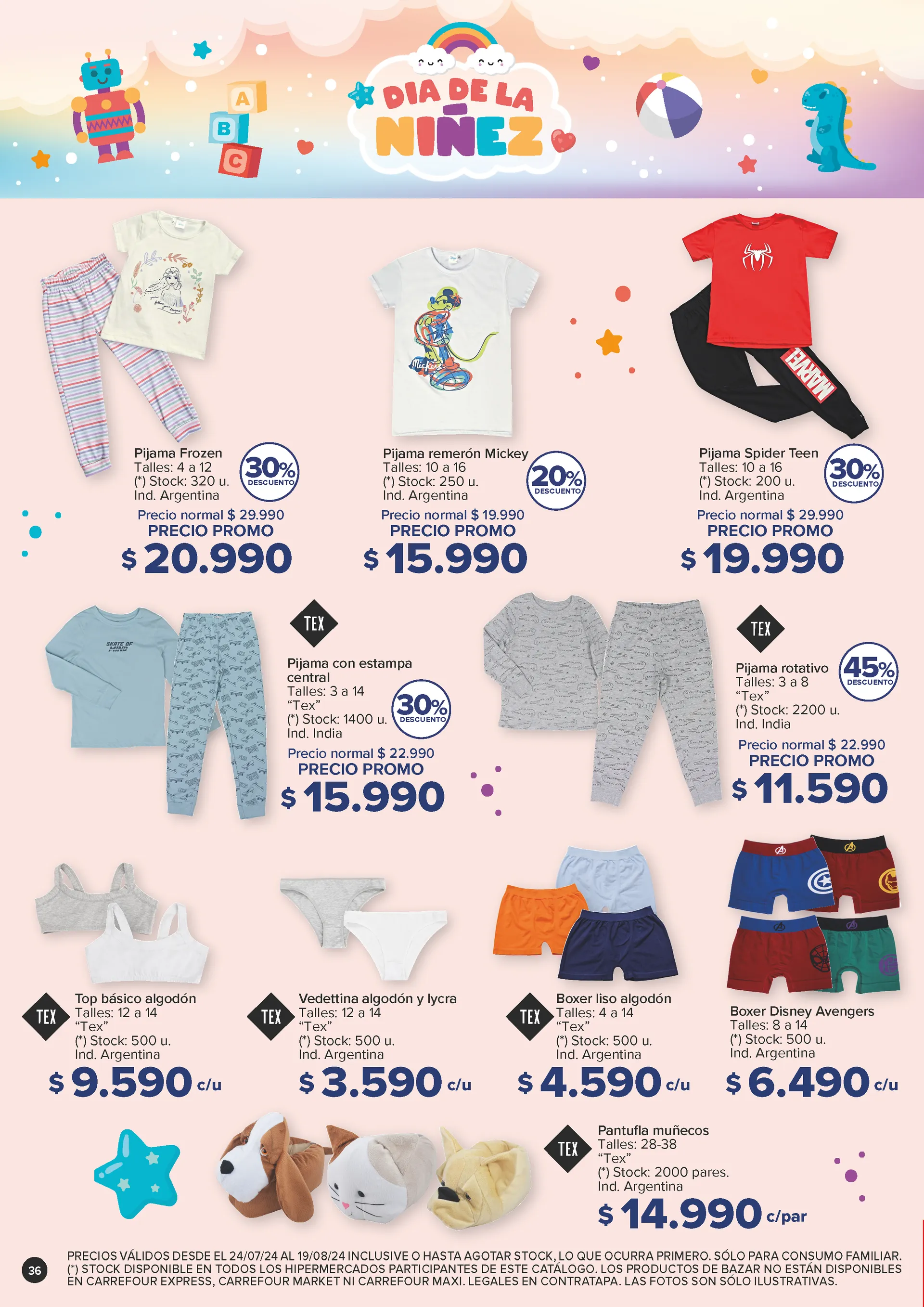 Ofertas de Carrefour Dia de la niñez Hiper 24 de julio al 19 de agosto 2024 - Página 36 del catálogo