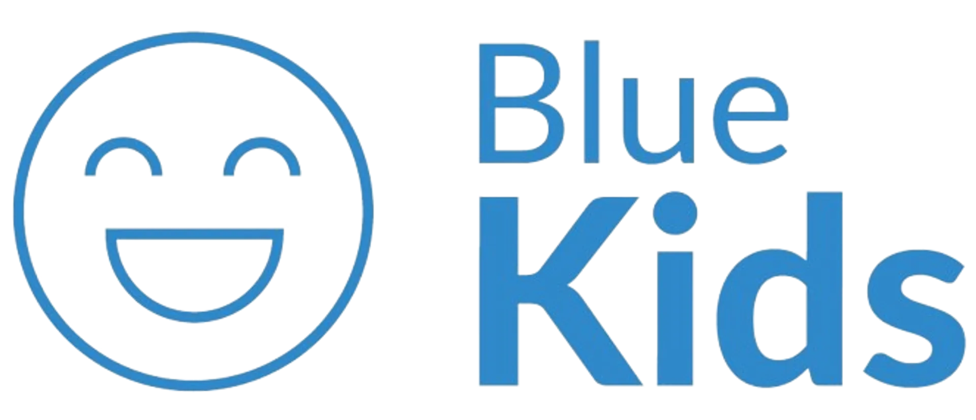 BLUE KIDS logo de folhetos