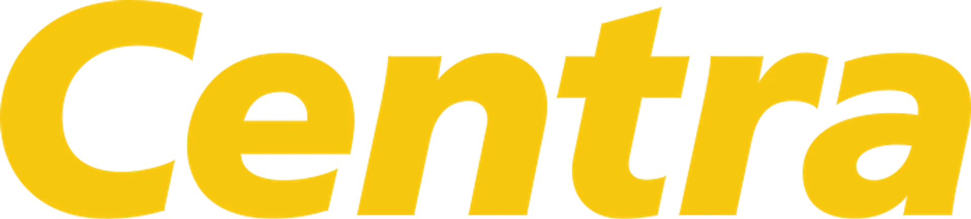 Centra logo. Current catalogue