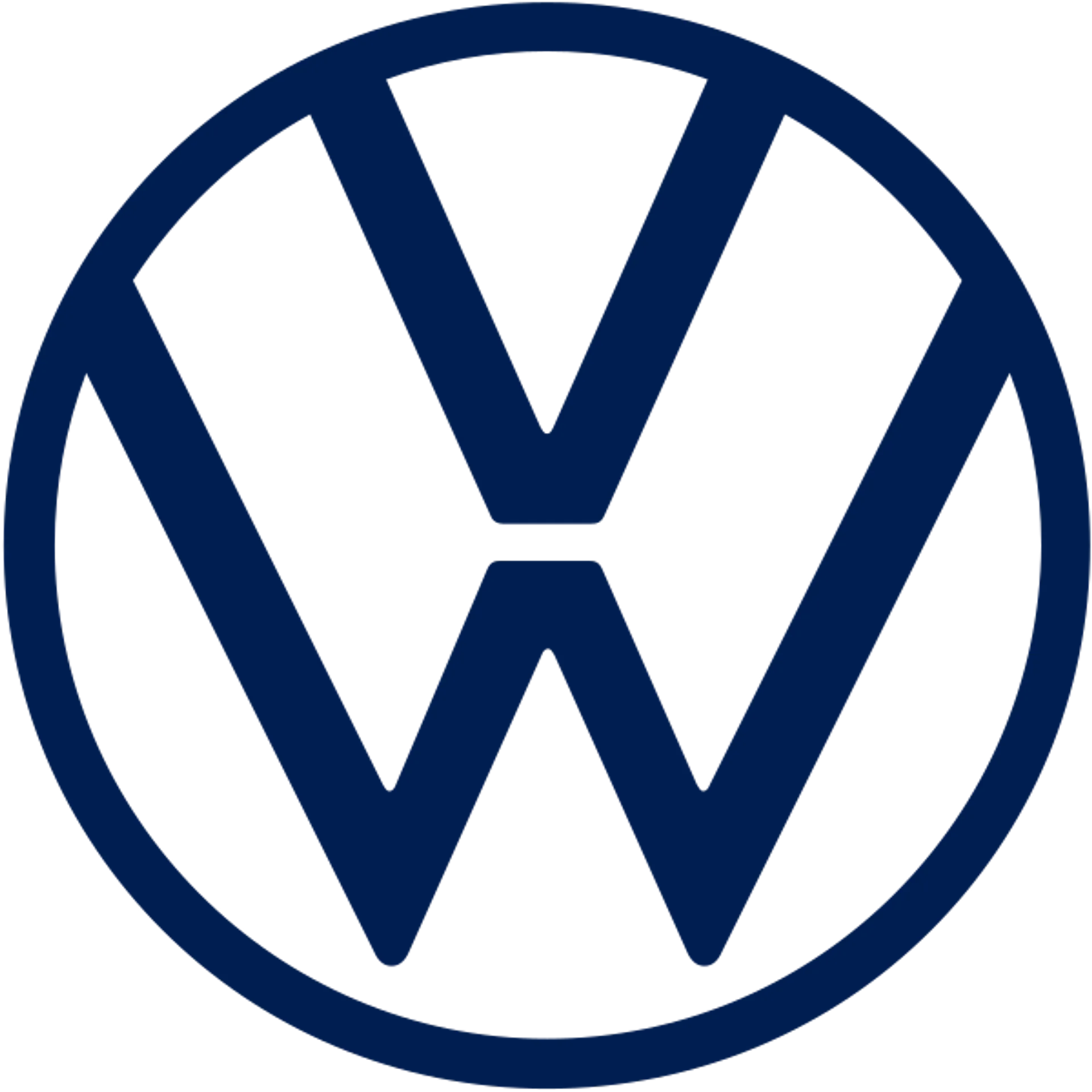 VOLKSWAGEN logo. Aktuell Prospekt