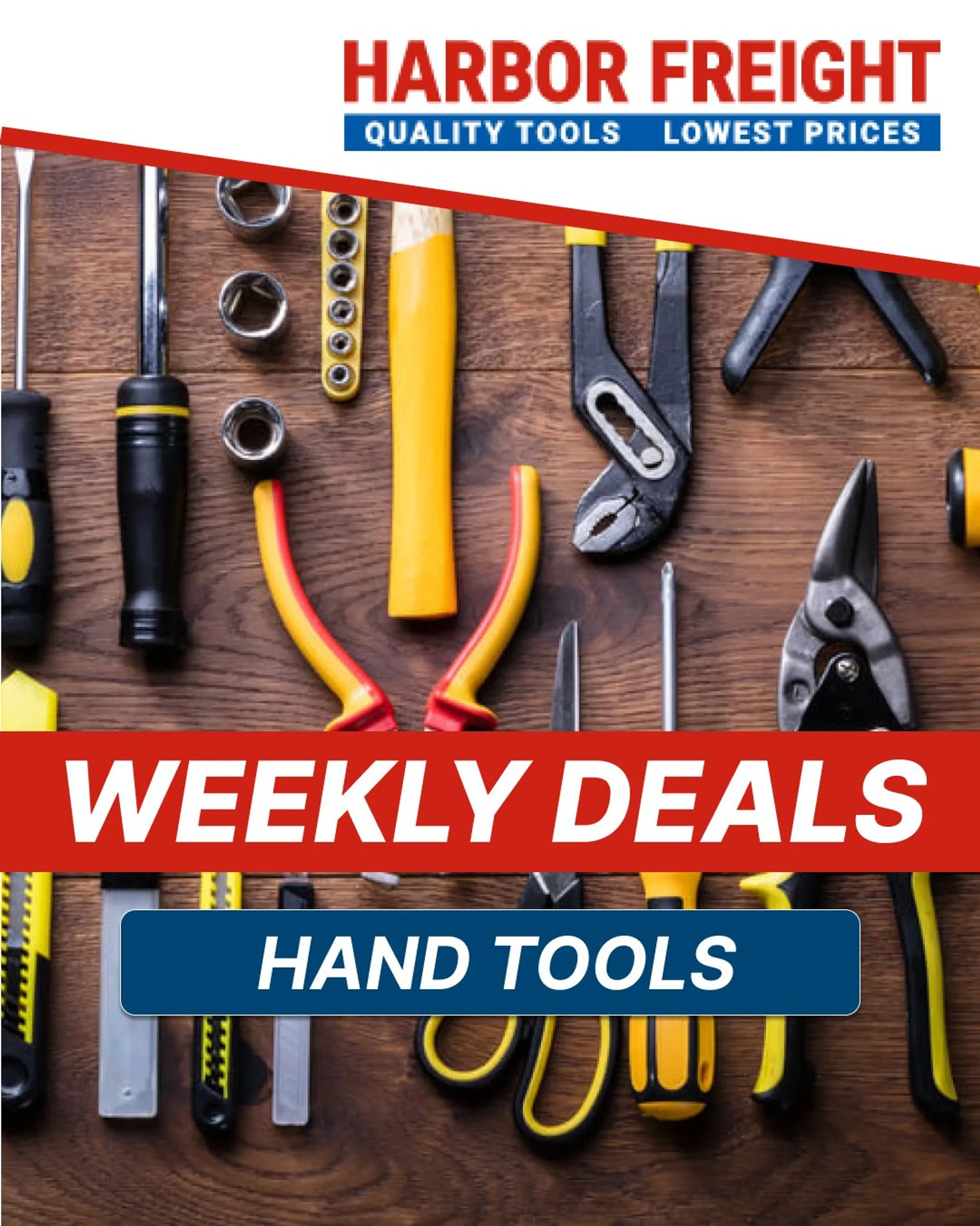 Weekly ad Harbor Freight - Hand Tools on sale from March 19 to March 24 2023 - Page 1