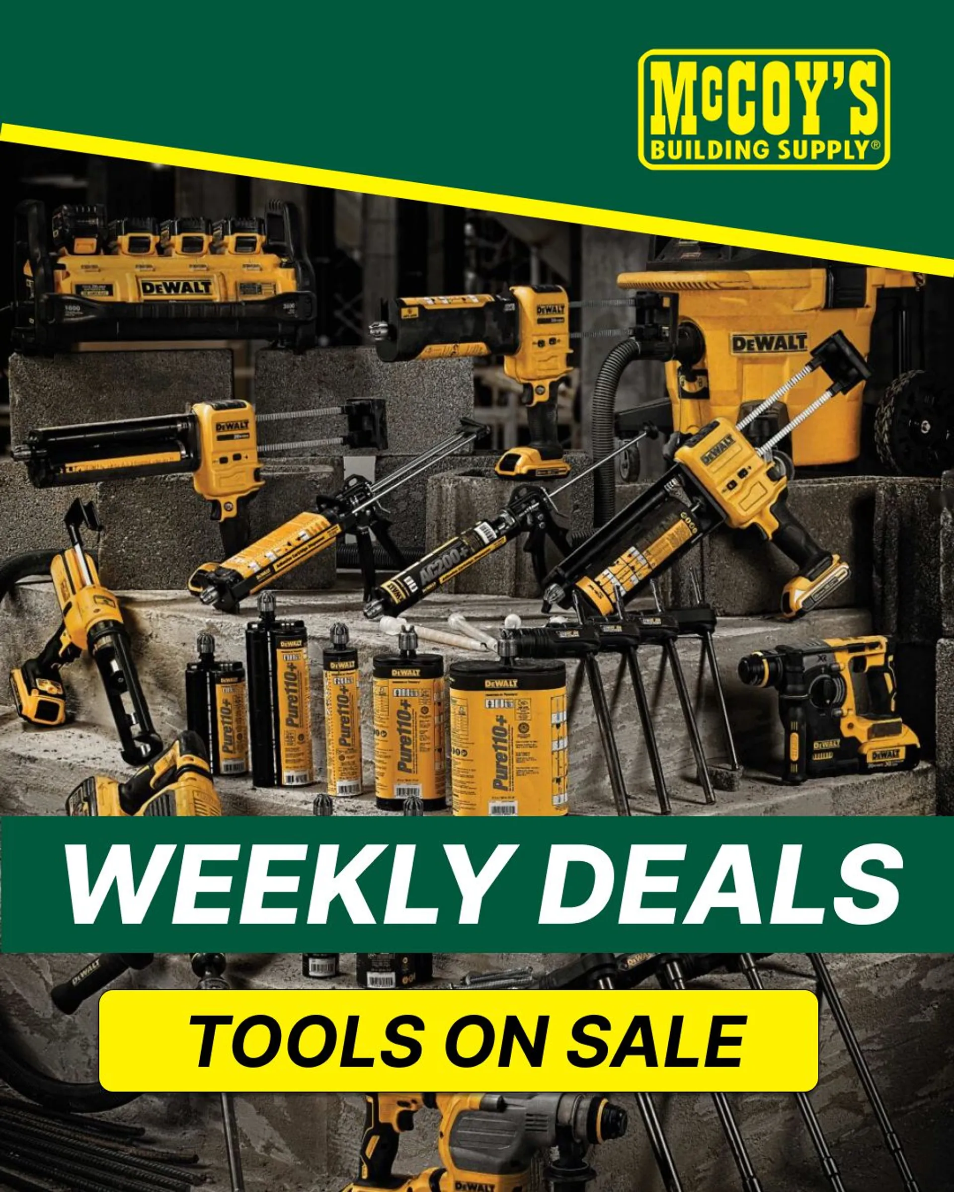 Weekly ad McCoy's Building Supply - Power Tool Deals from March 30 to April 4 2023 - Page 1