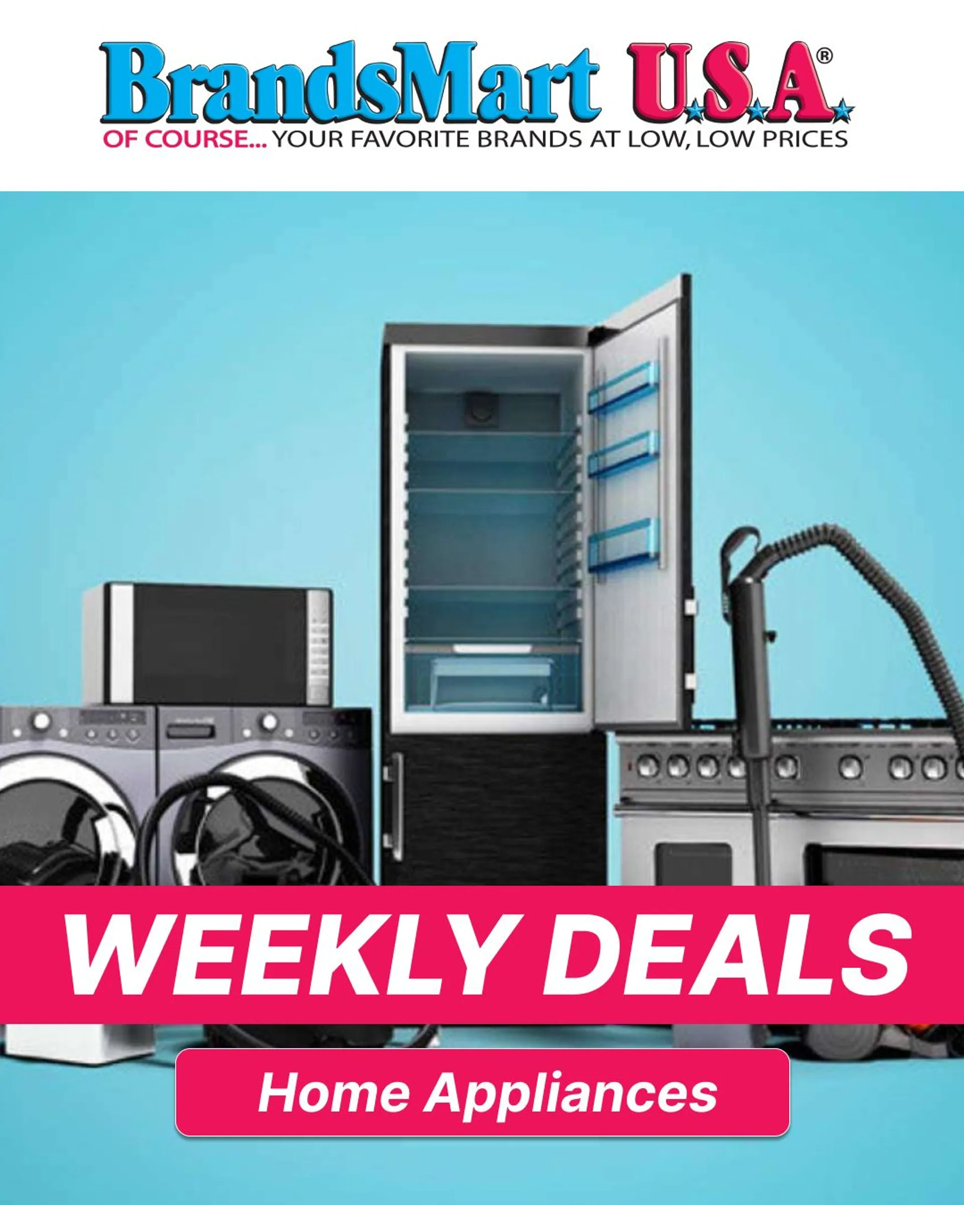 Weekly ad Brandsmart USA - Home Appliance Deals from March 31 to April 5 2024 - Page 1
