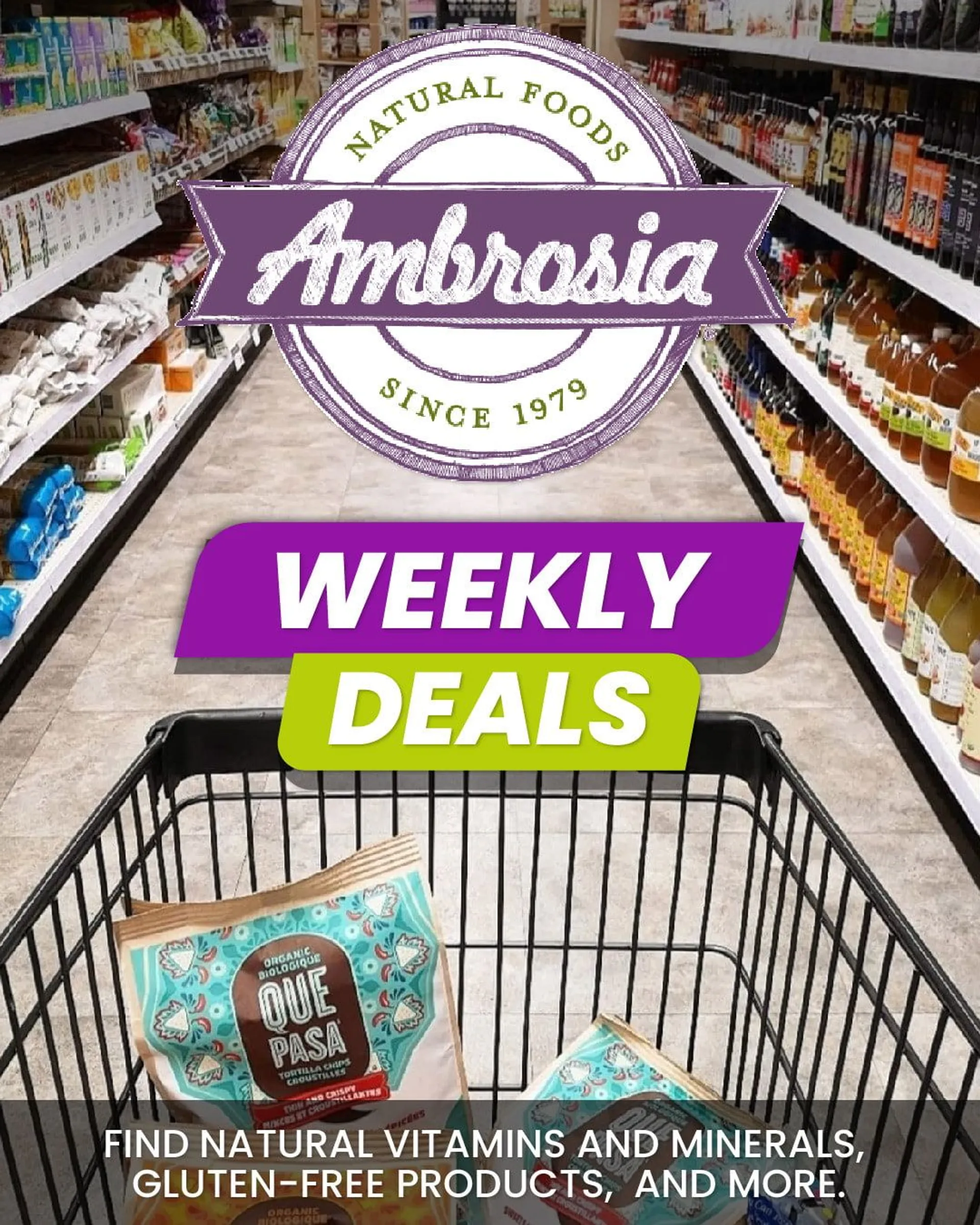 Ambrosia Natural Foods - Supermarkets from March 23 to March 28 2023 - flyer page 1