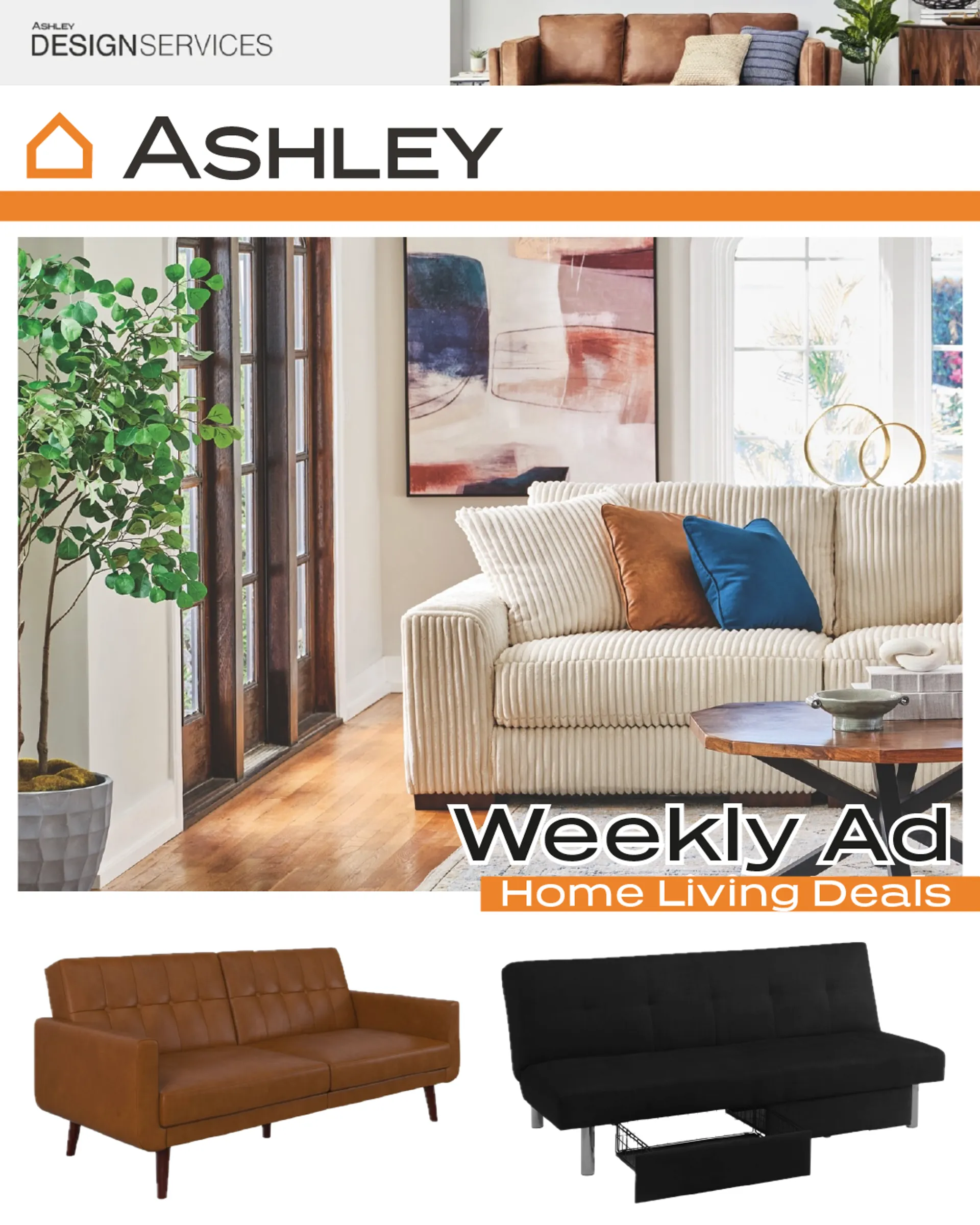 Weekly ad Ashley Home Living Deals from October 22 to October 30 2024 - Page 1