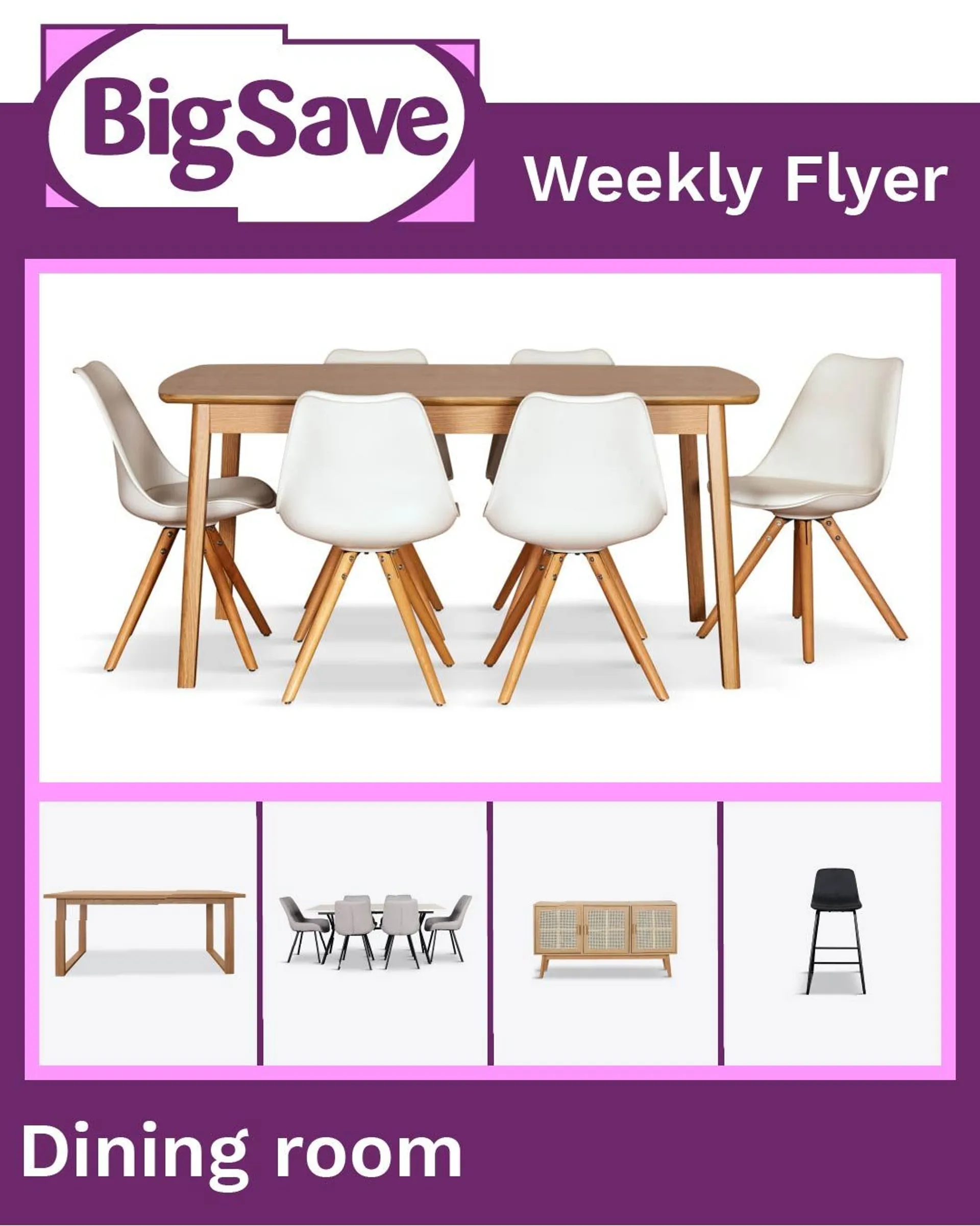 Dining Room Furniture Deals - 29 April 4 May 2024 - Page 1
